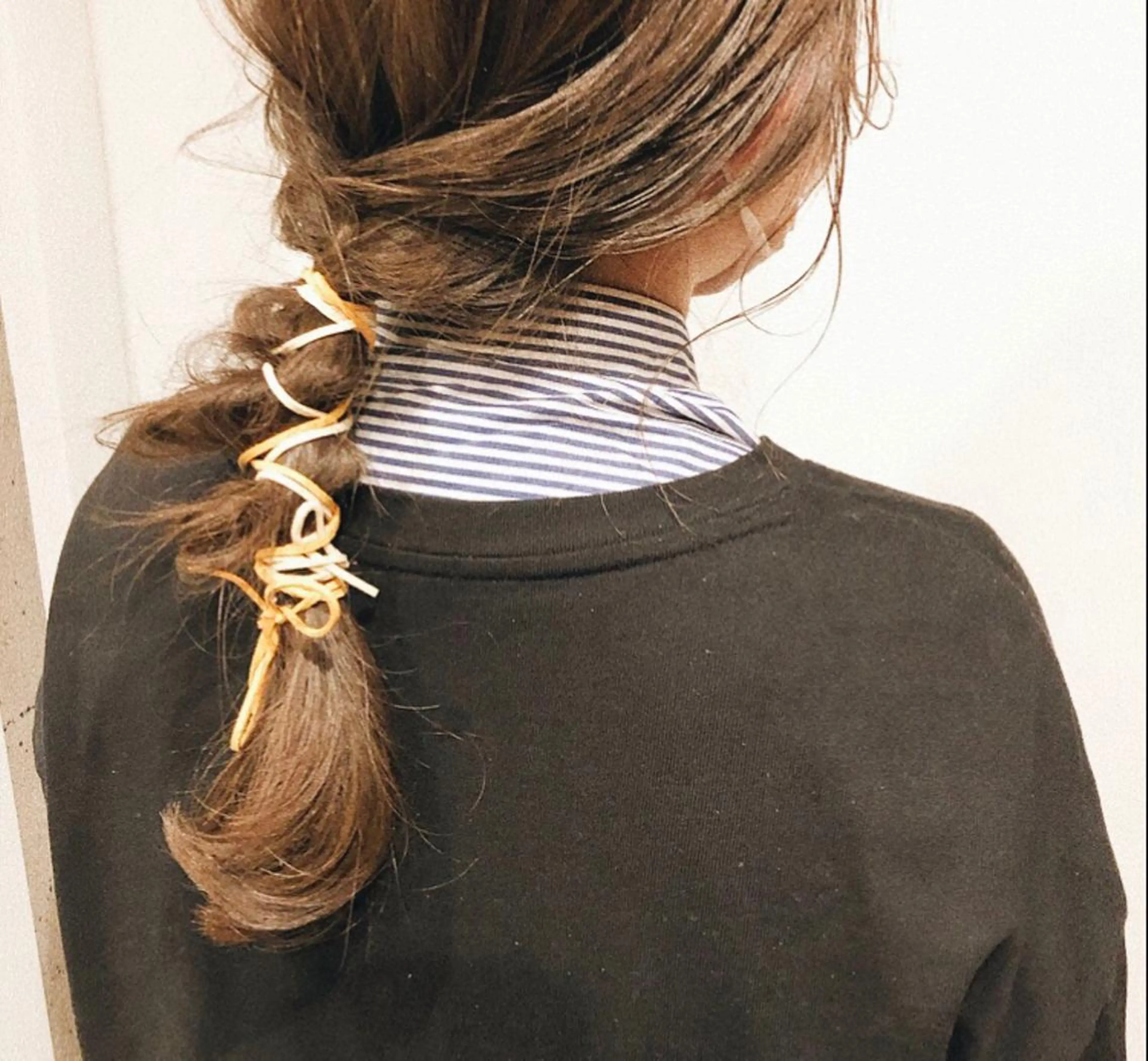セミロング ヘアアレンジ mayu ○のヘアスタイル