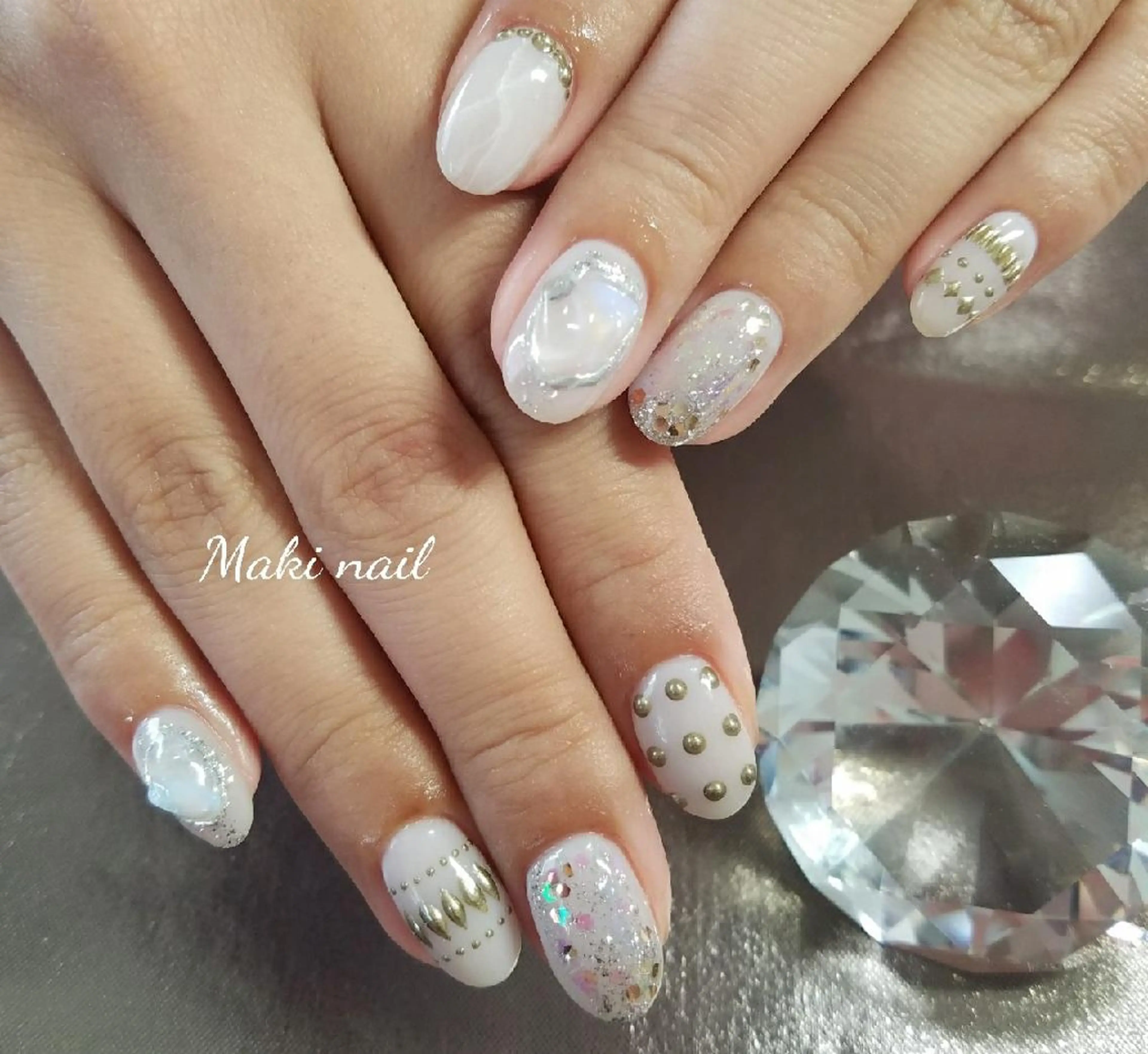 ショート ネイル ジェルネイル   MAKI NAILのネイルデザイン