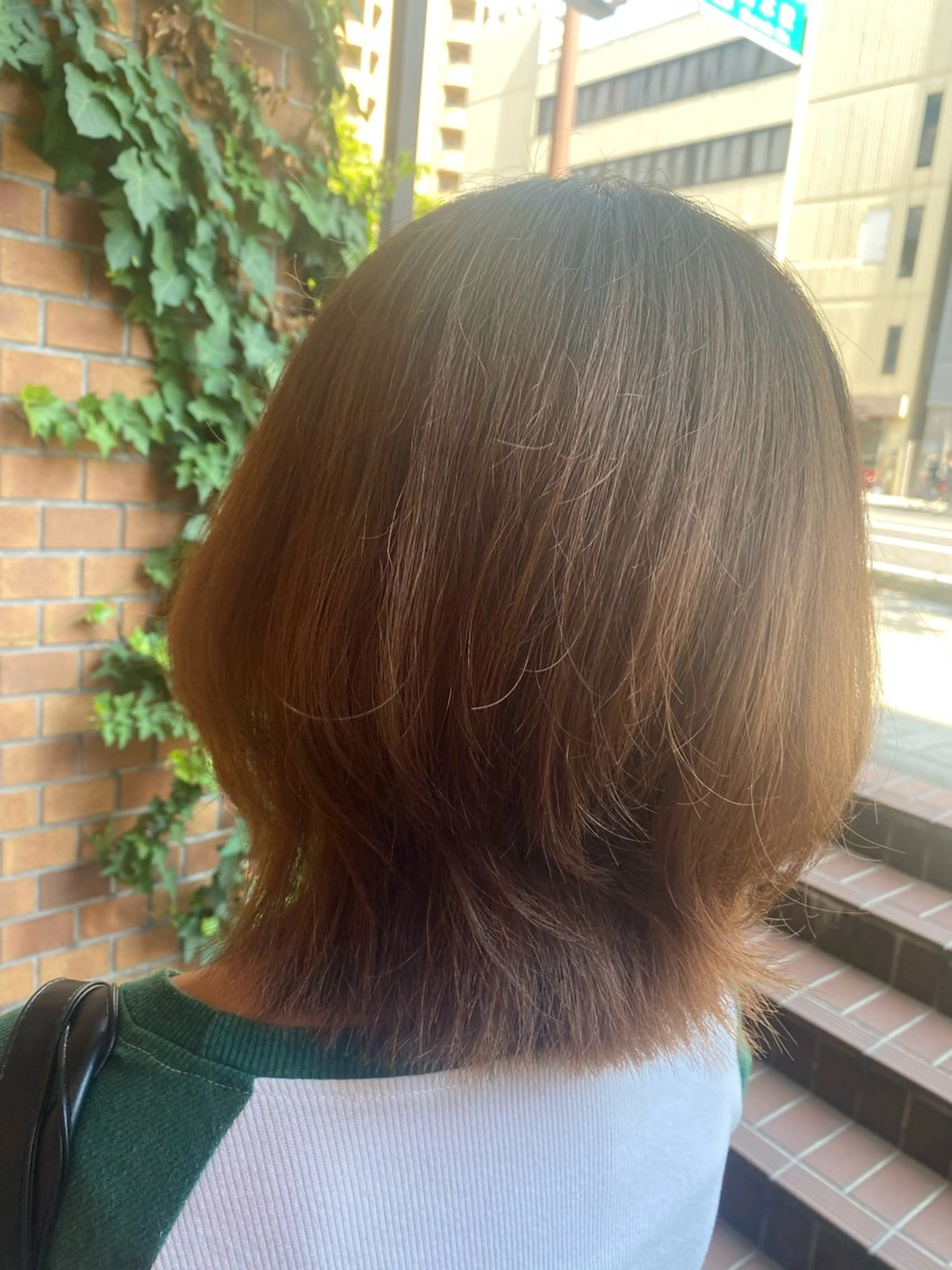 ミディアム ボブ くびれヘア ヘアカラー トリートメント ✨カット特化✨ 荒木敬人のヘアスタイル