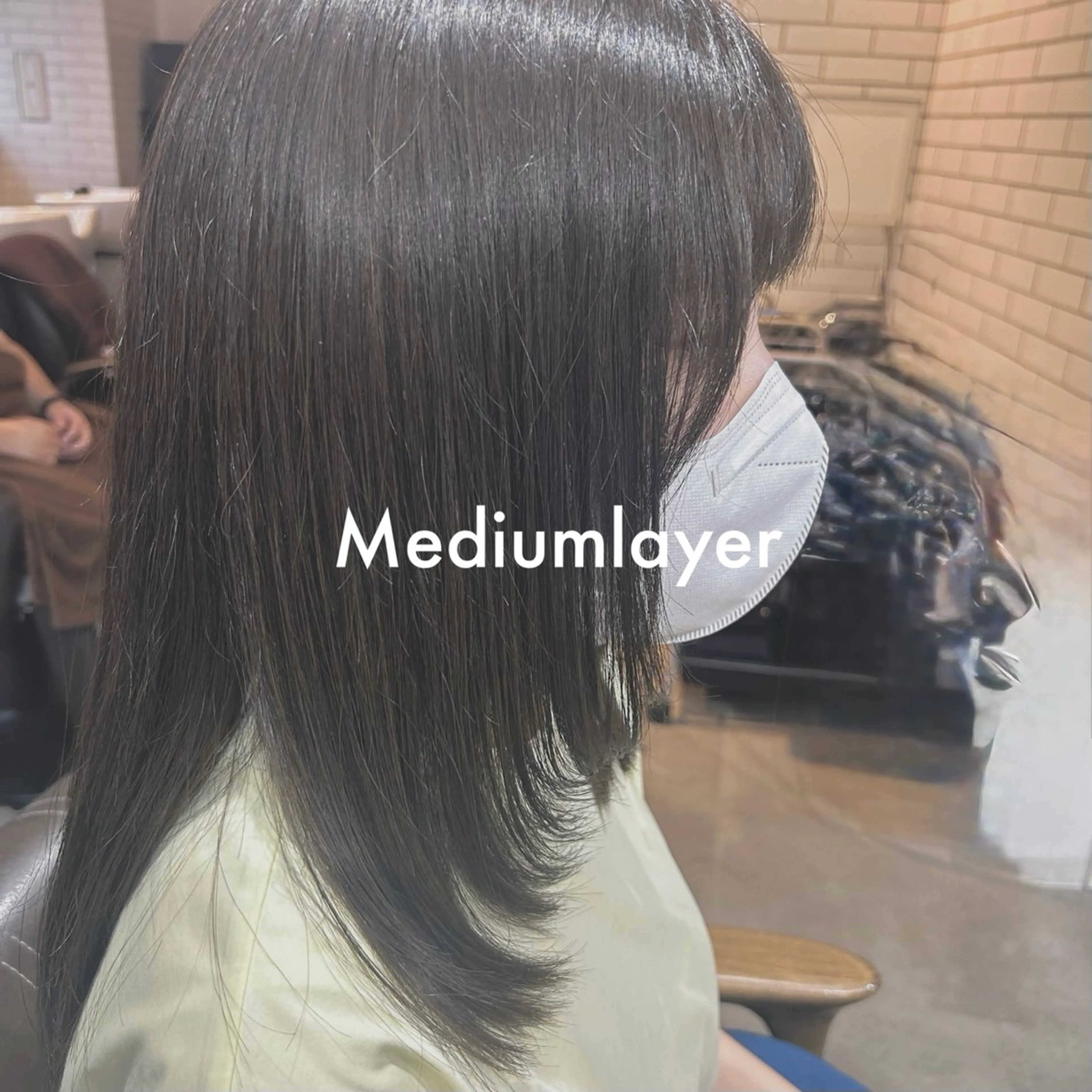 セミロング カラー カット ヘアカラー トリートメント Eri 🌿透明感・艶カラーのヘアスタイル