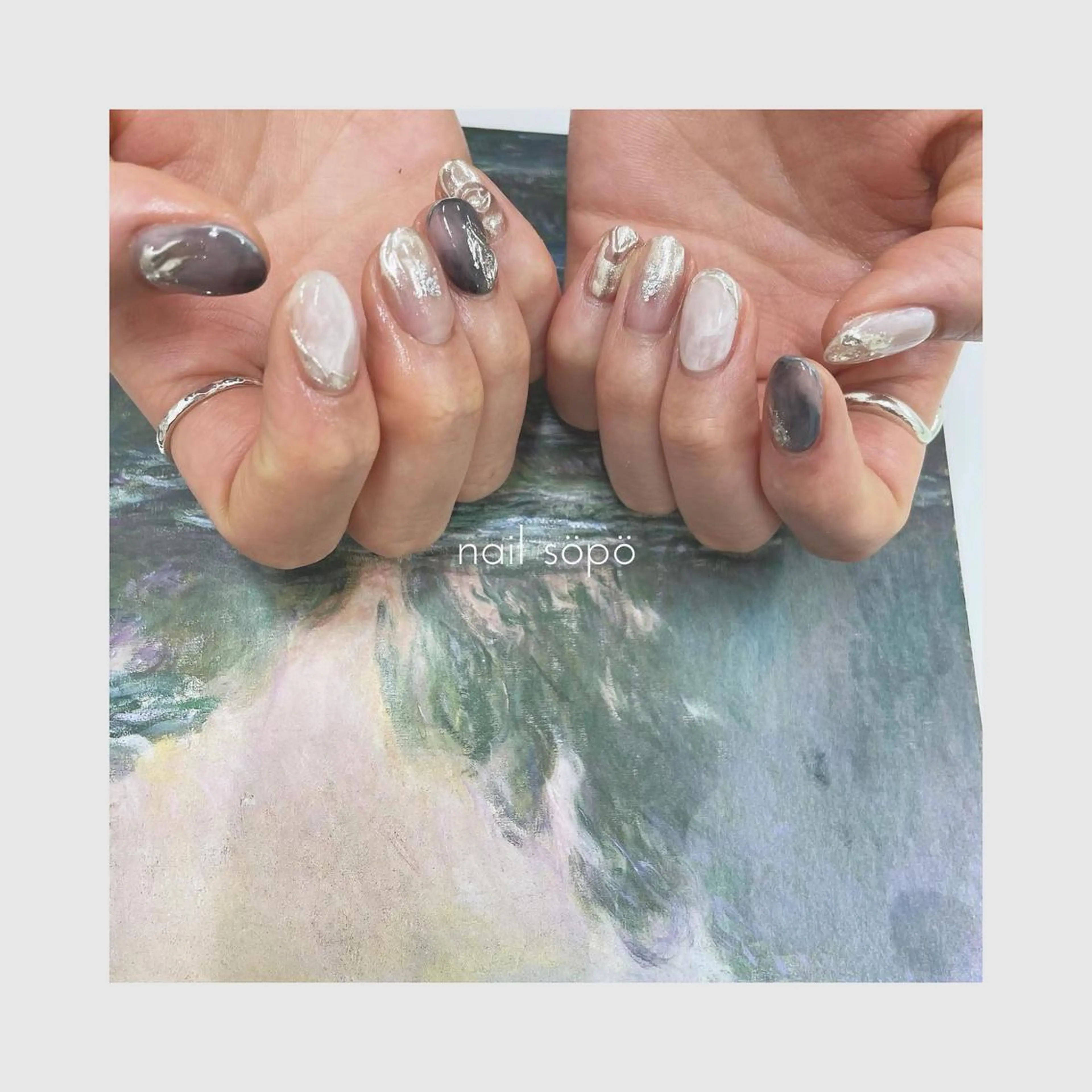 ネイル 自由が丘✳︎奥沢 nail söpöのネイルデザイン