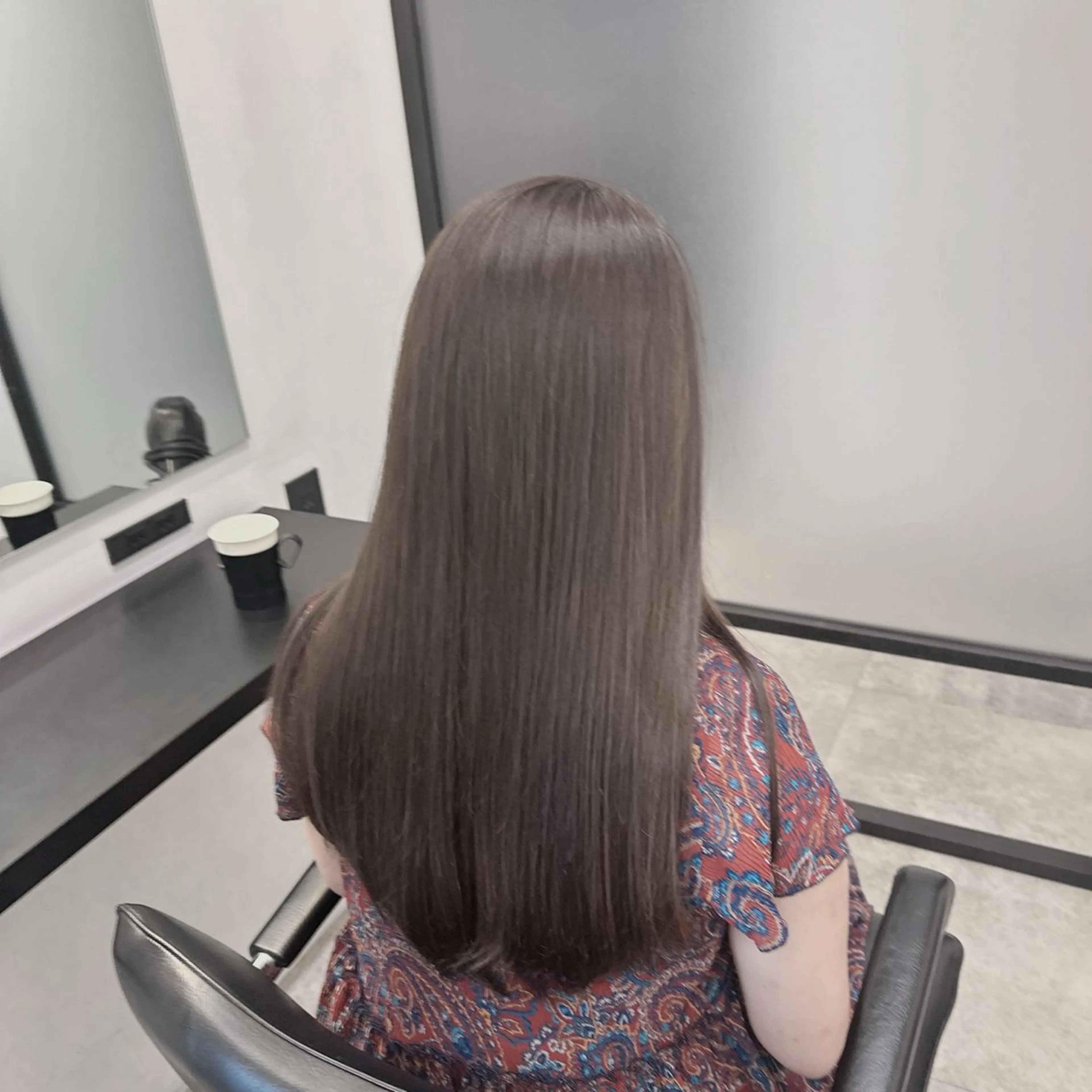 セミロング カラー ヘアアレンジ ヘアカラー トリートメント ヘアセット ダブルカラー｜ なおき｜池袋美容師のヘアスタイル