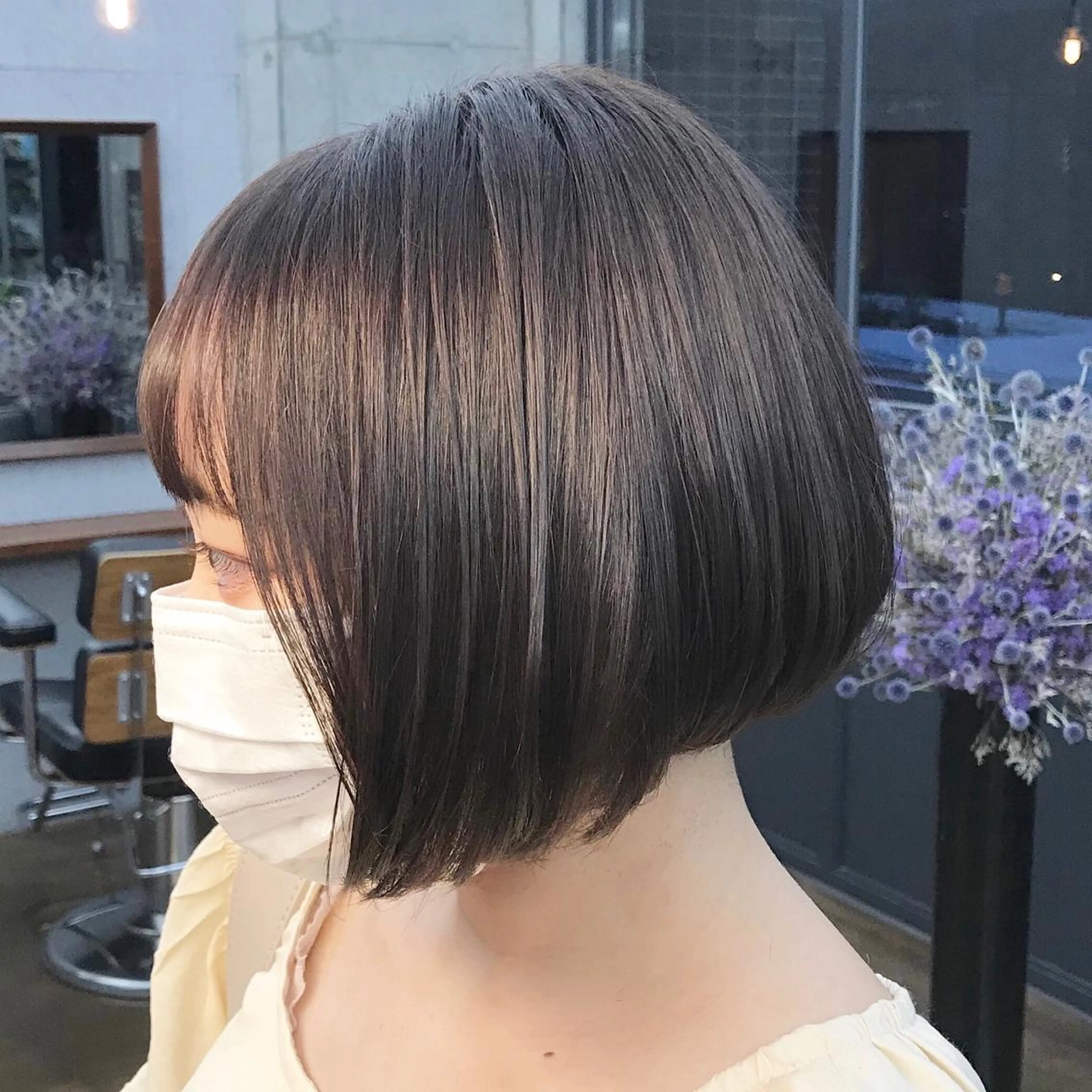 ショート カラー 丸みショート ベージュカラー ショートヘア カット ヘアカラー トリートメント ✂︎ウルフ・ショート ✂︎MIKUNIのヘアスタイル