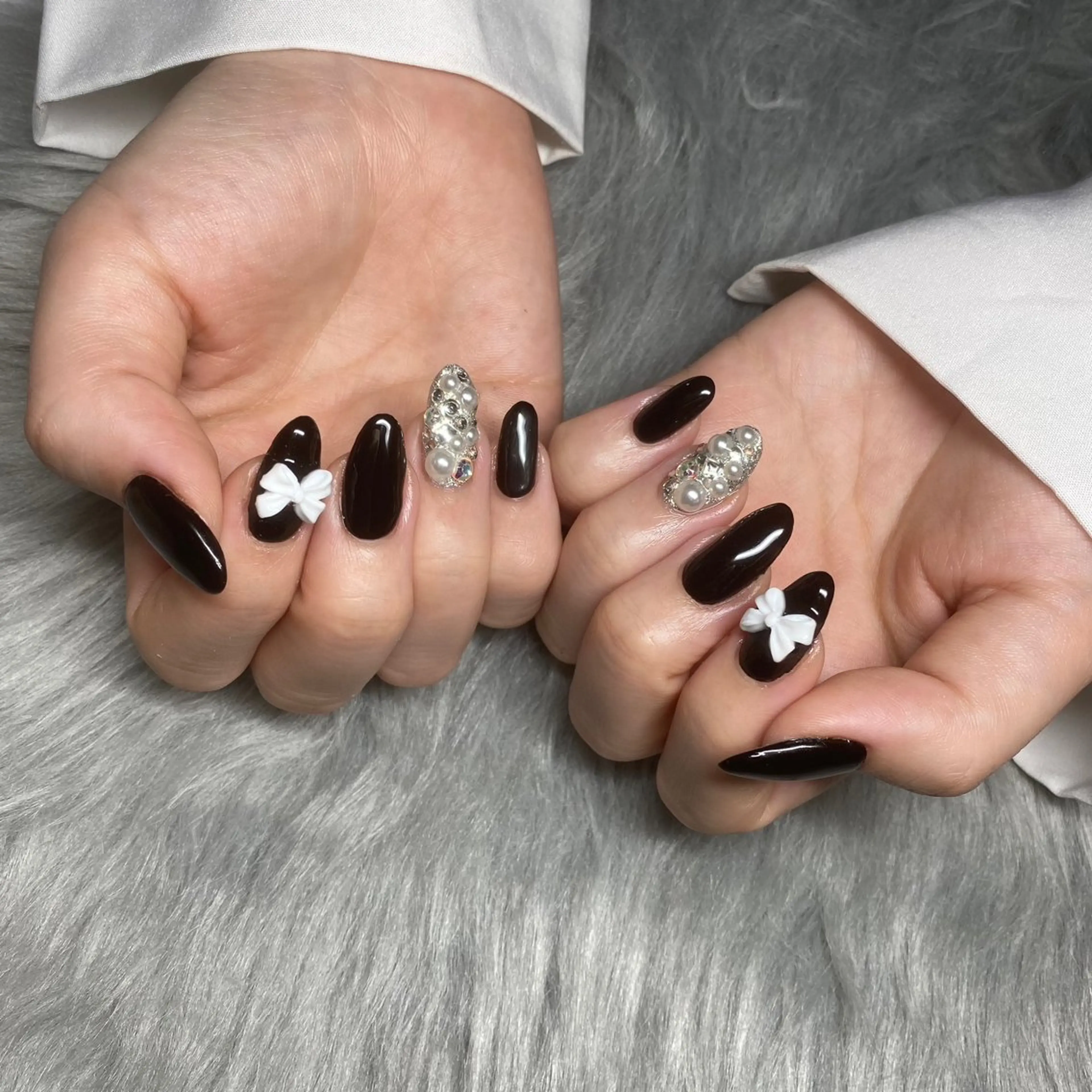 ネイル リボン y's　beauty 京橋店のネイルデザイン