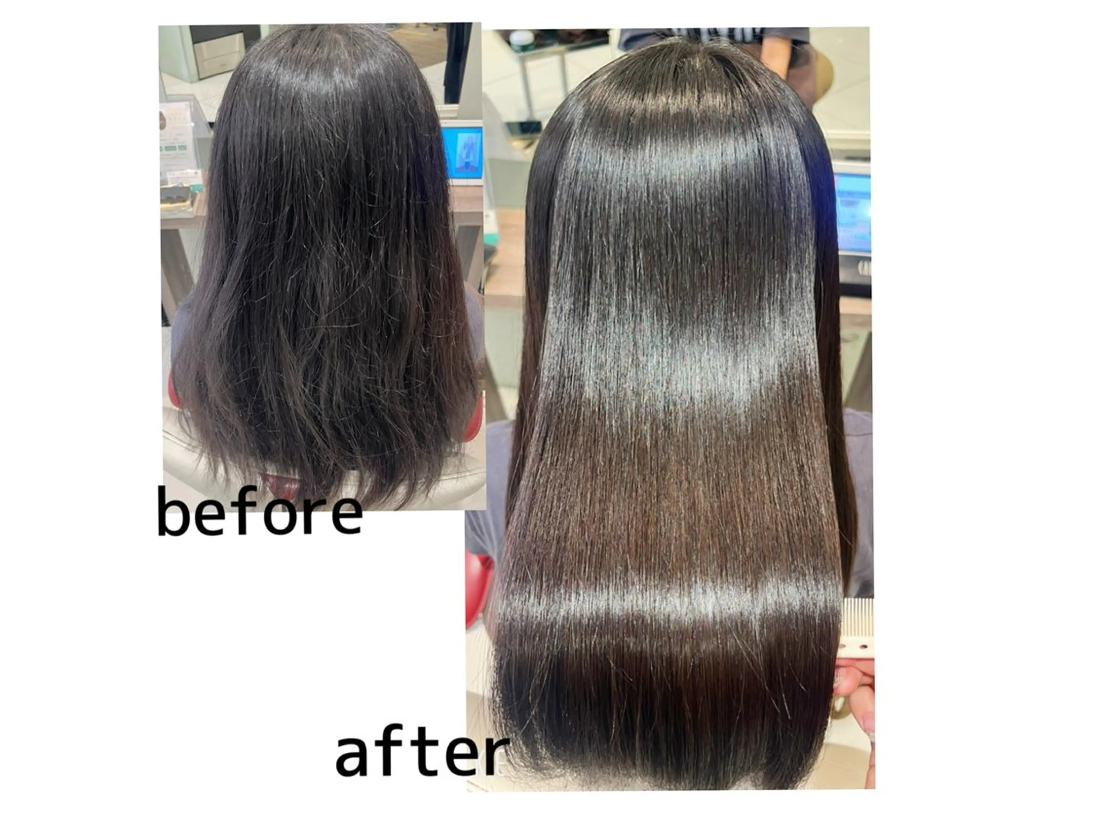 ロング カット 縮毛矯正 TSUKADA MIYUKIのヘアスタイル