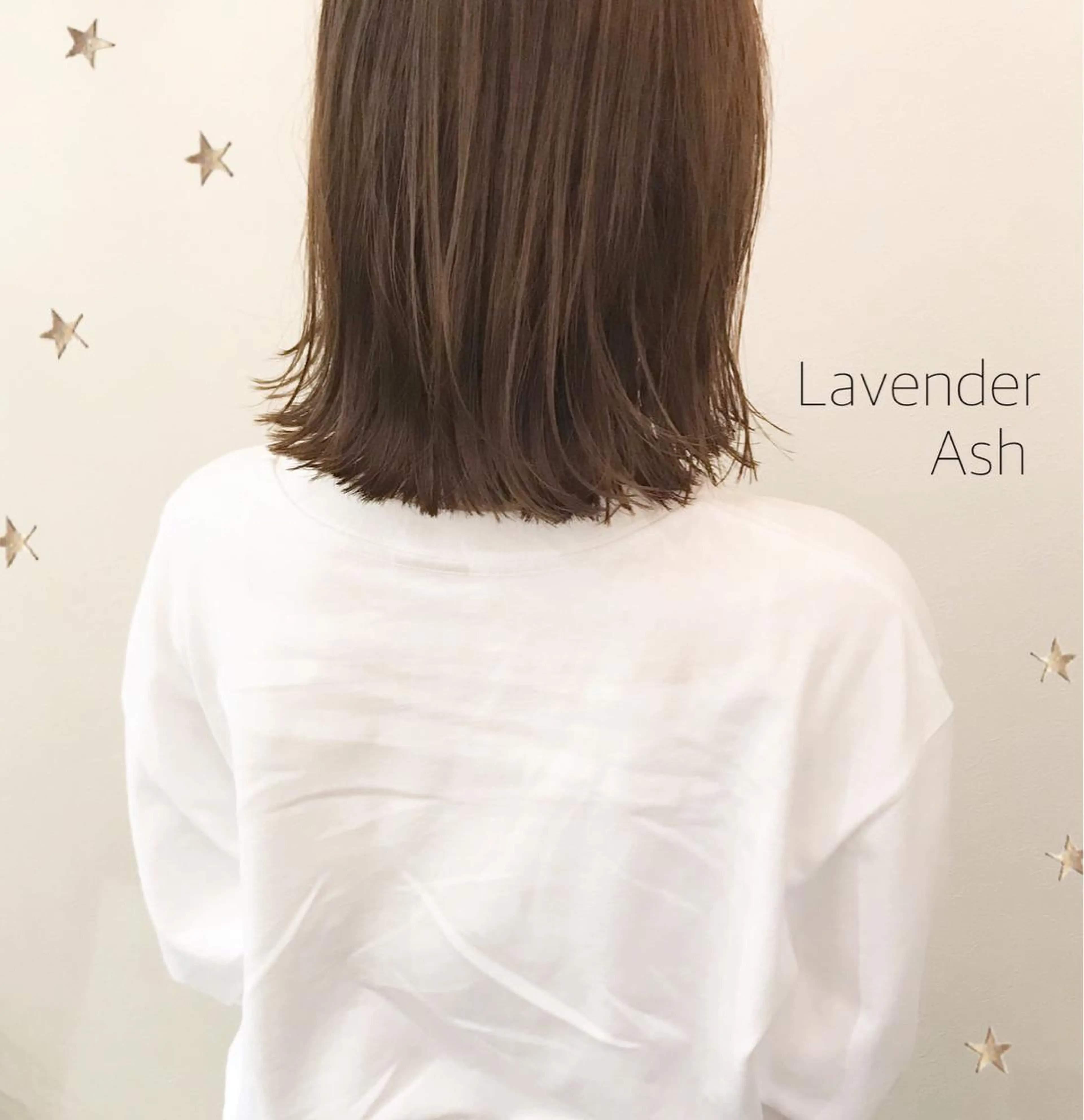 ミディアム カラー 市川 千夏のヘアスタイル