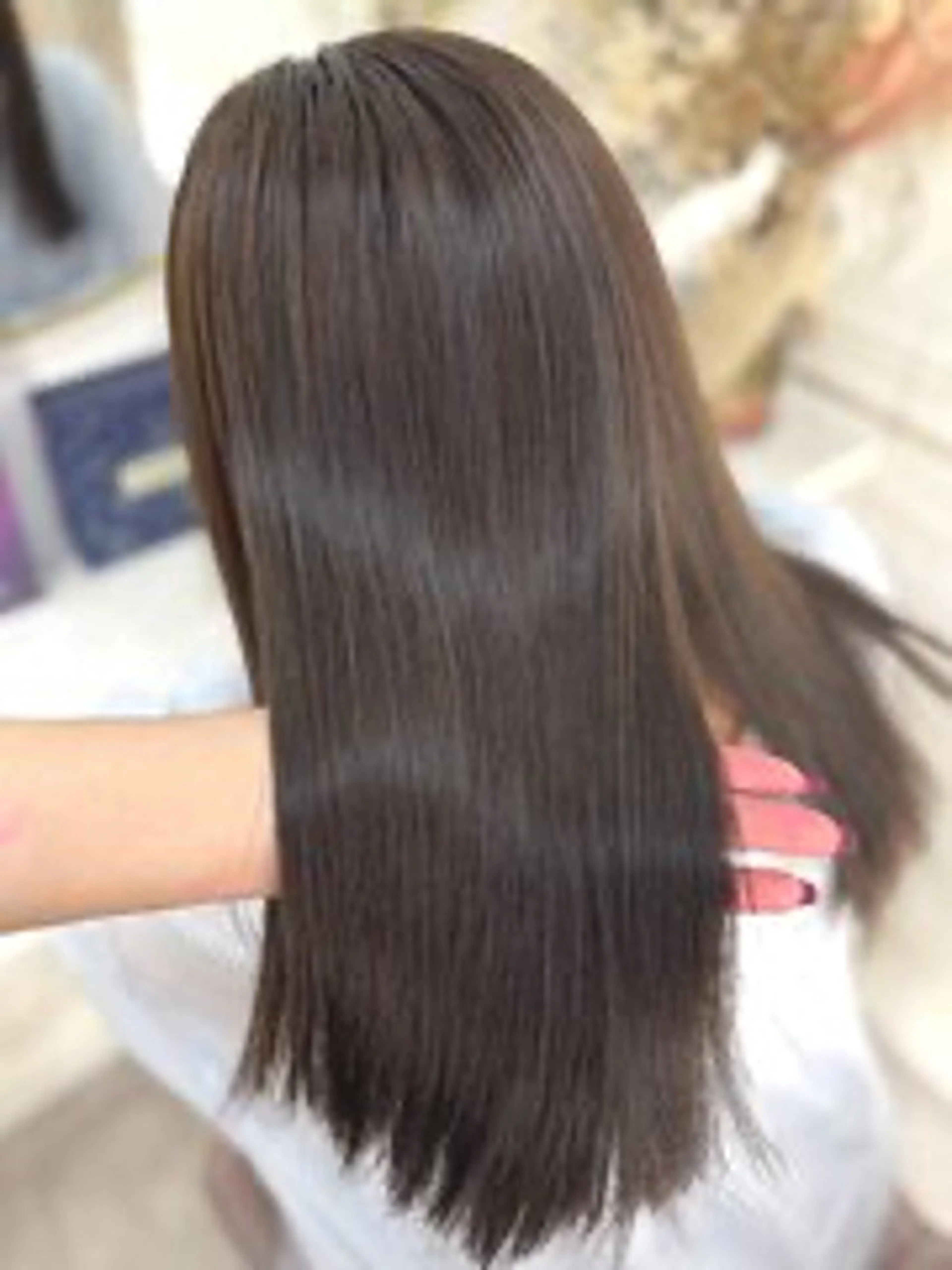 ロング カラー elu あやね 🤍🫧カラーモデルのヘアスタイル