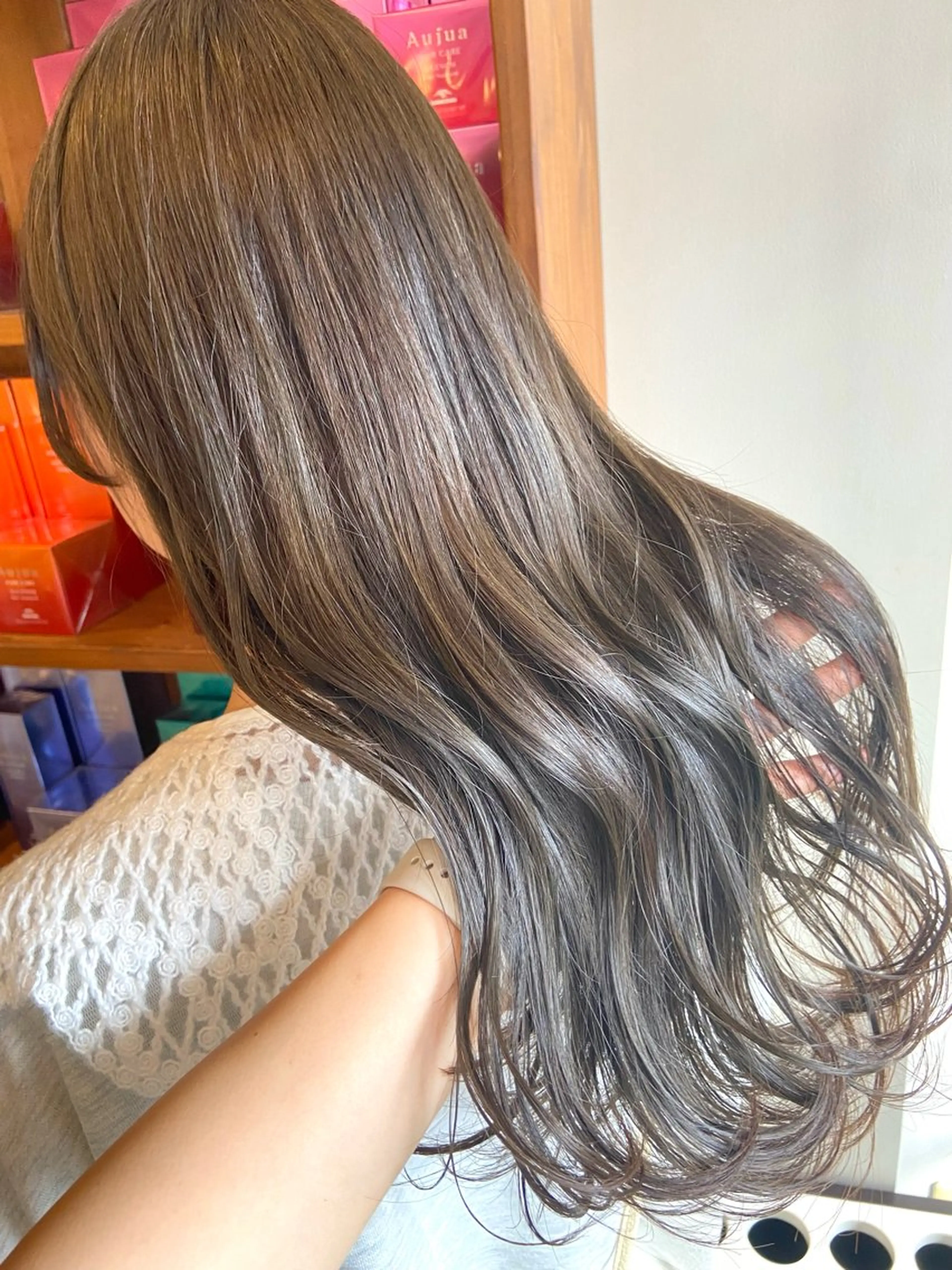 ロング カット ヘアカラー 透明感カラー🎀 tasty／makoのヘアスタイル