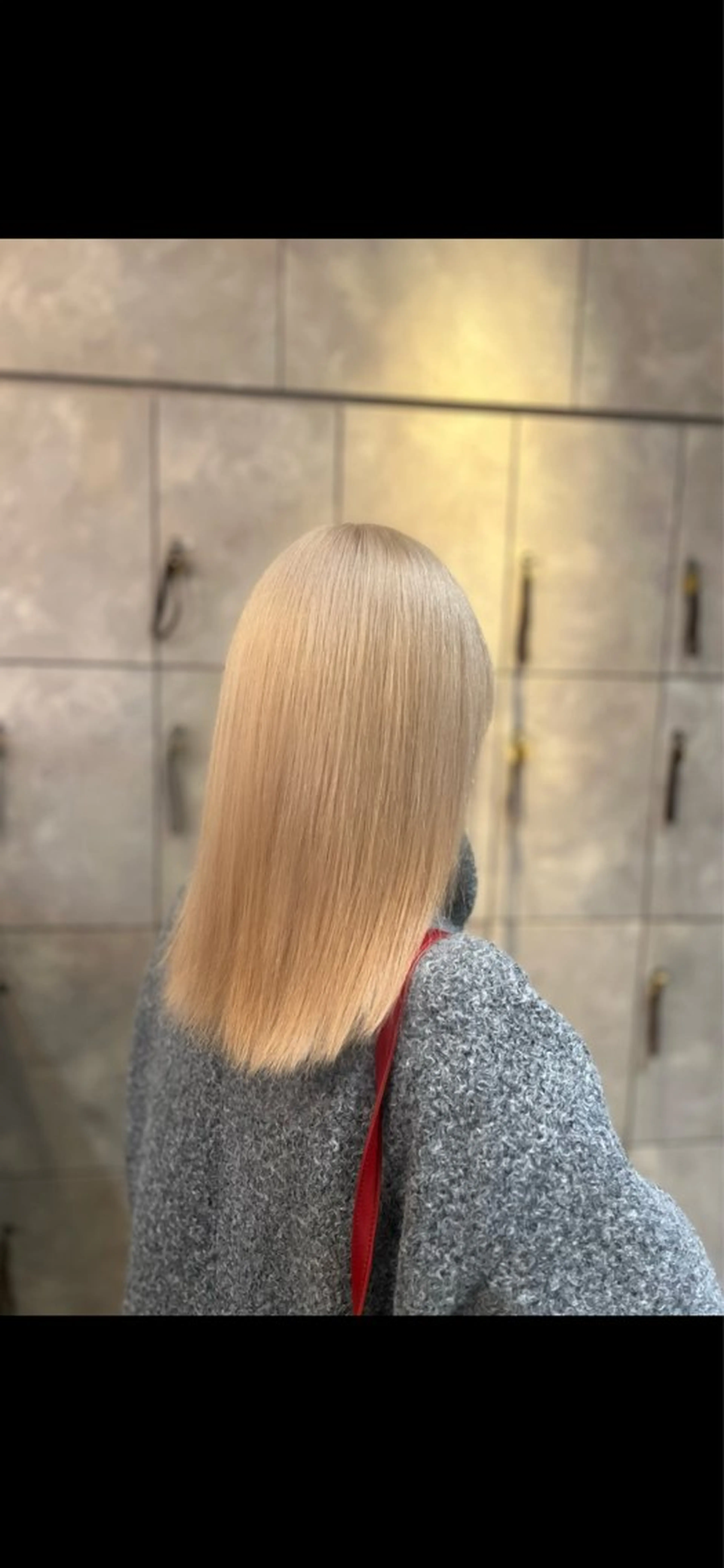 ミディアム カラー 🎀ハイトーン・艶 カラー HANA🎀のヘアスタイル