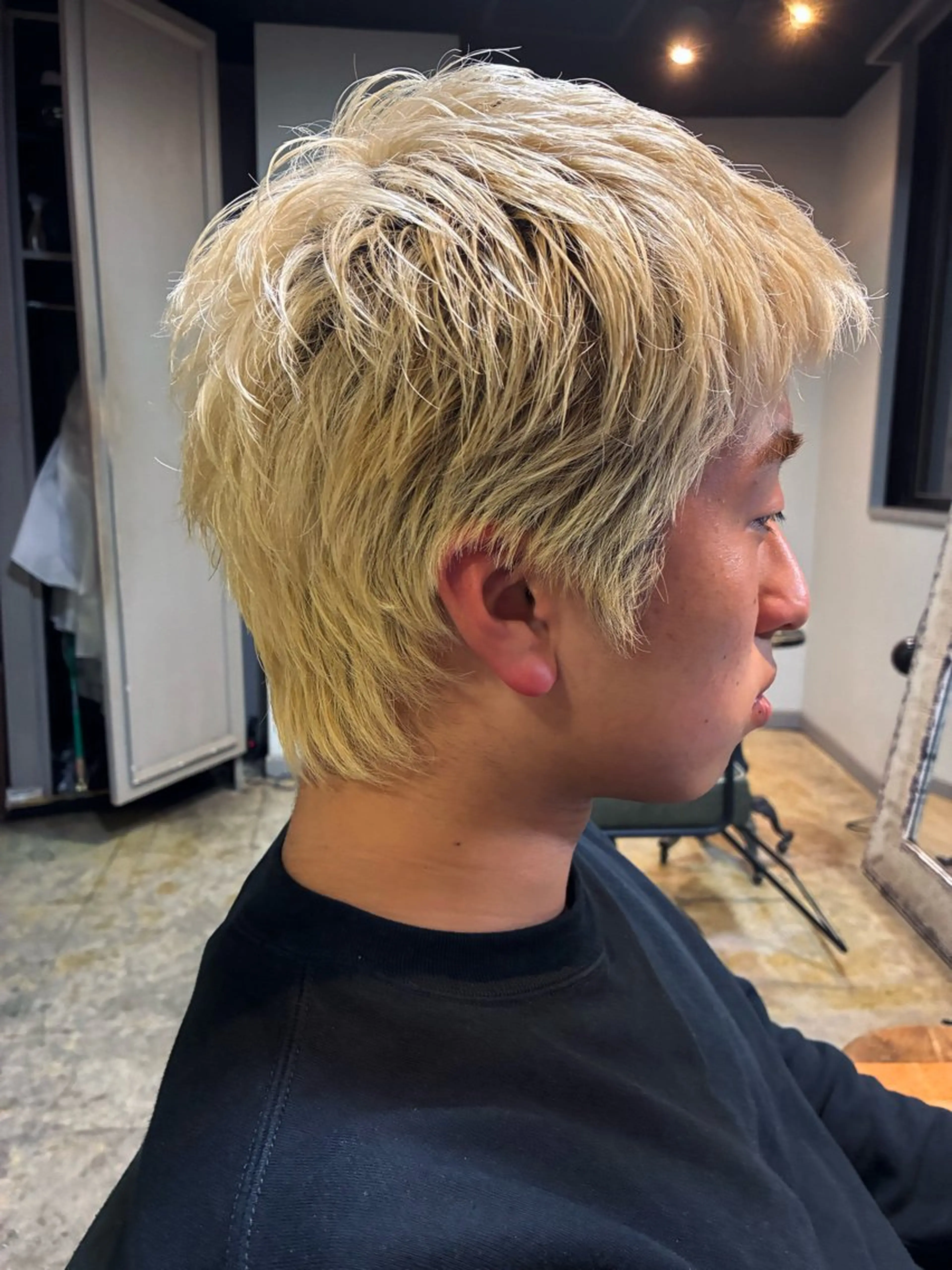 メンズ マレットヘア カット 新規再来率No.1 金山/メンズパーマのヘアスタイル