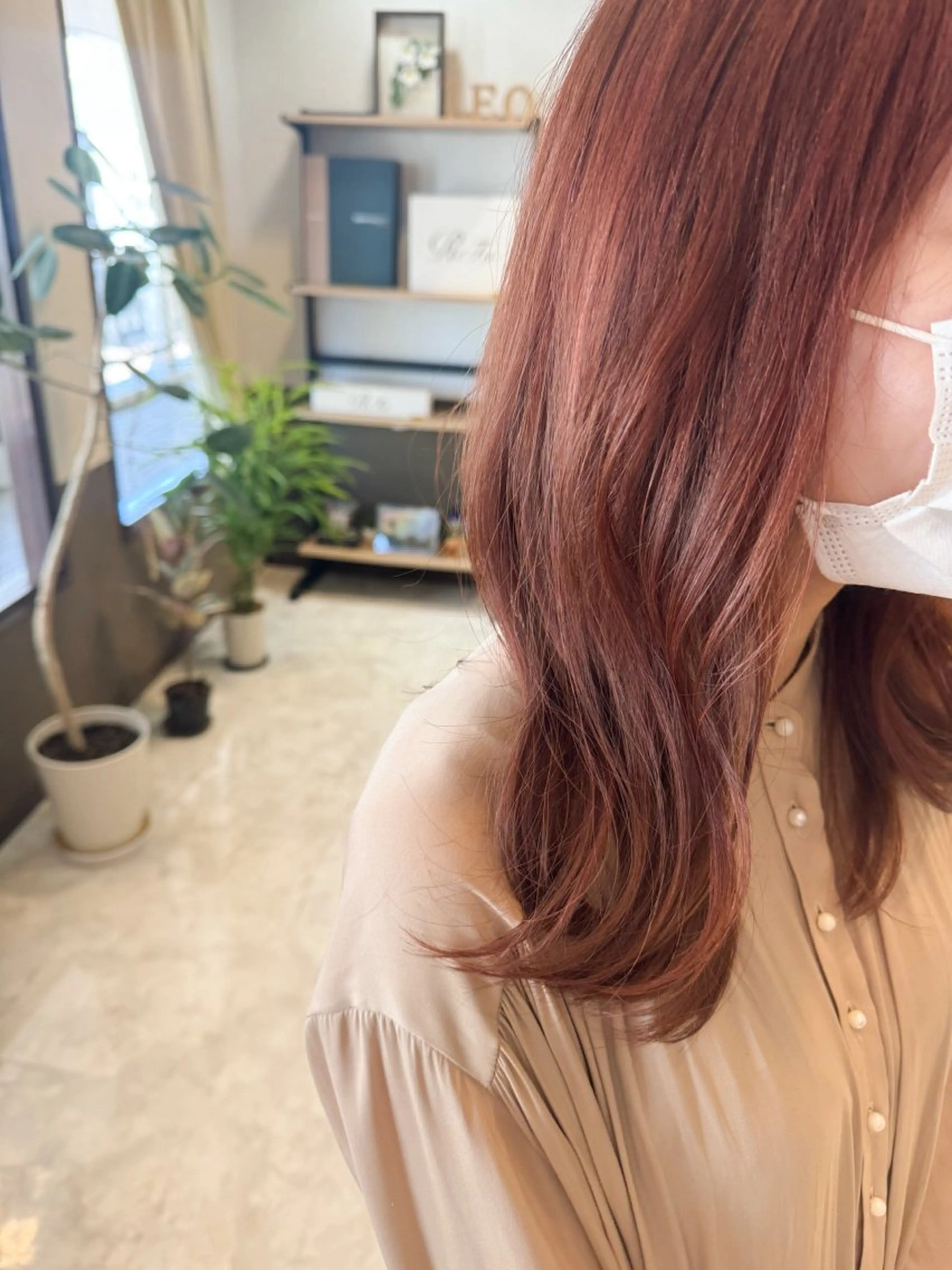 セミロング カラー 坂井田 浩樹のヘアスタイル