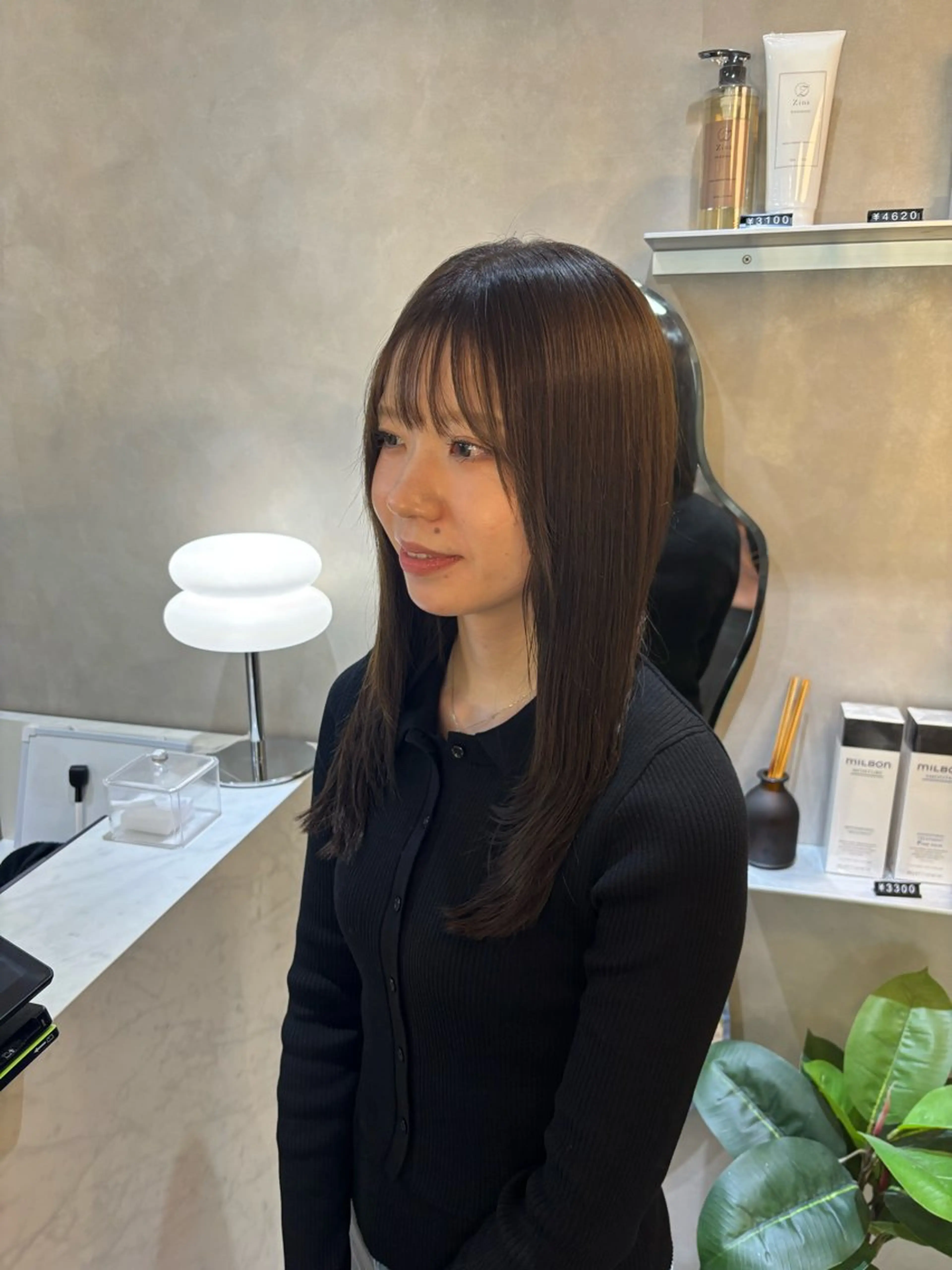 カラー ヘアカラー トリートメント zina karin୨୧˙˳⋆のヘアスタイル