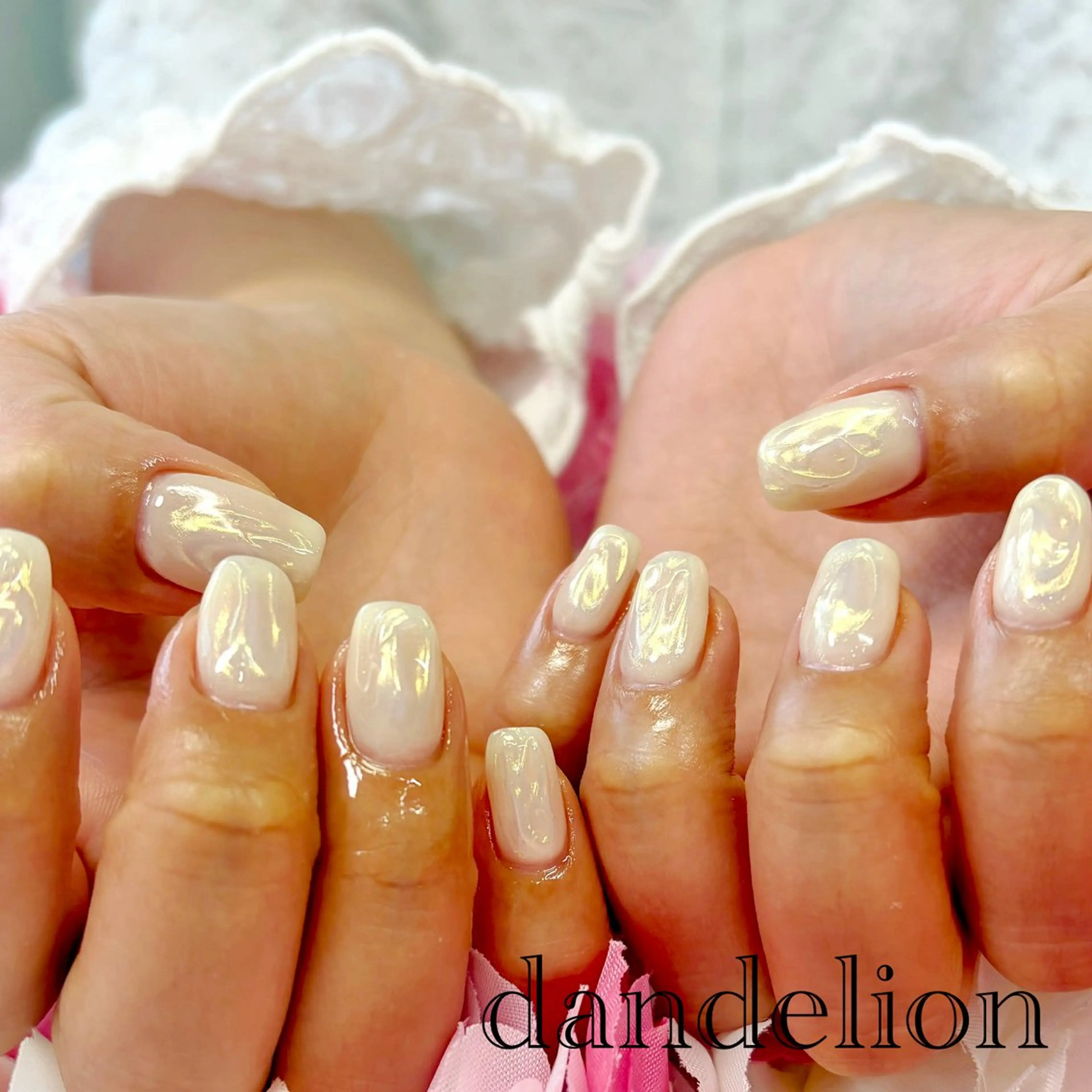 ネイル ハンドネイル ハンドケア dandelion ダンデライオンのネイルデザイン