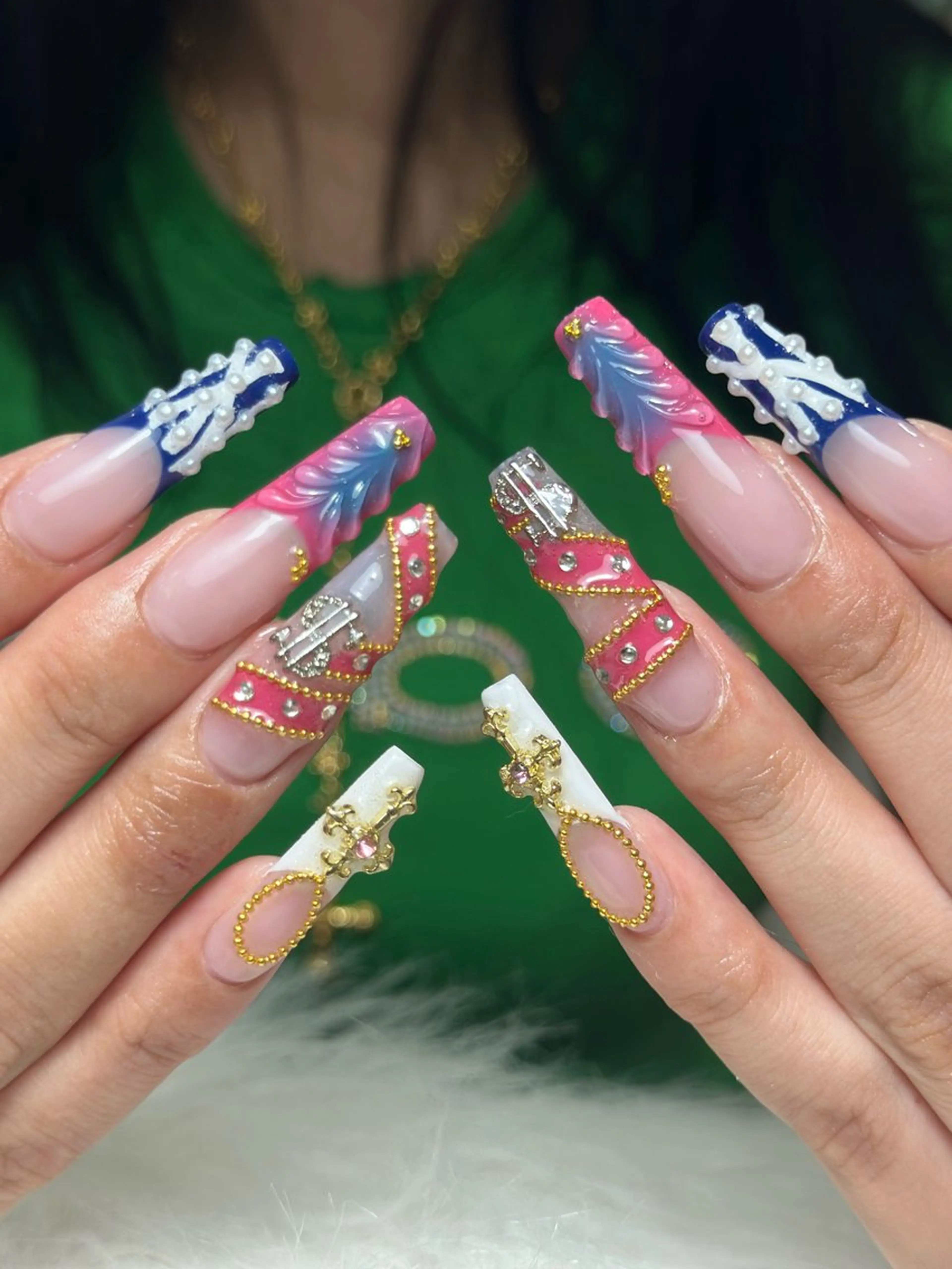 ネイル フレンチネイル グラデーション 韓国ネイル マグネットネイル シンプルネイル ハンドネイル CoMo Nailのネイルデザイン
