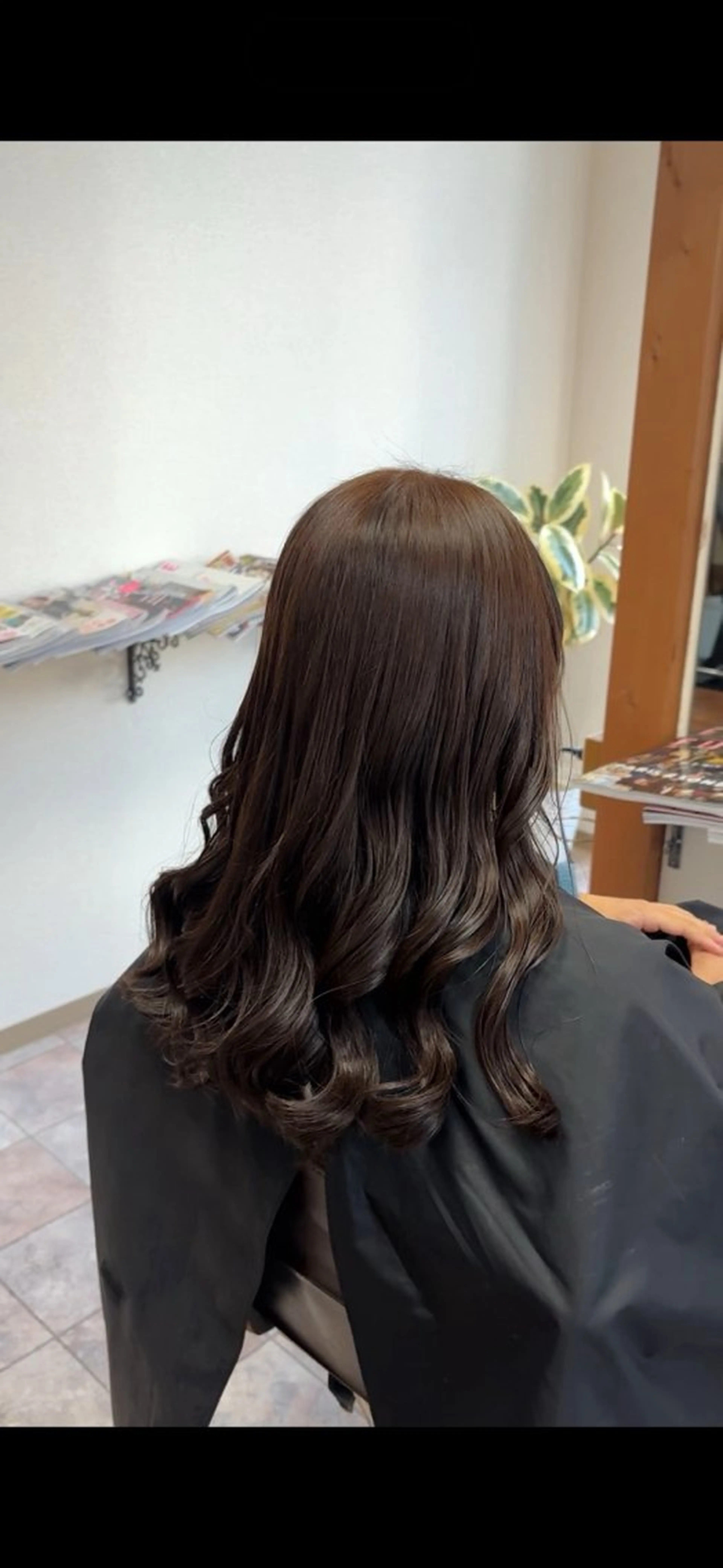 ロング 松本 結愛のヘアスタイル