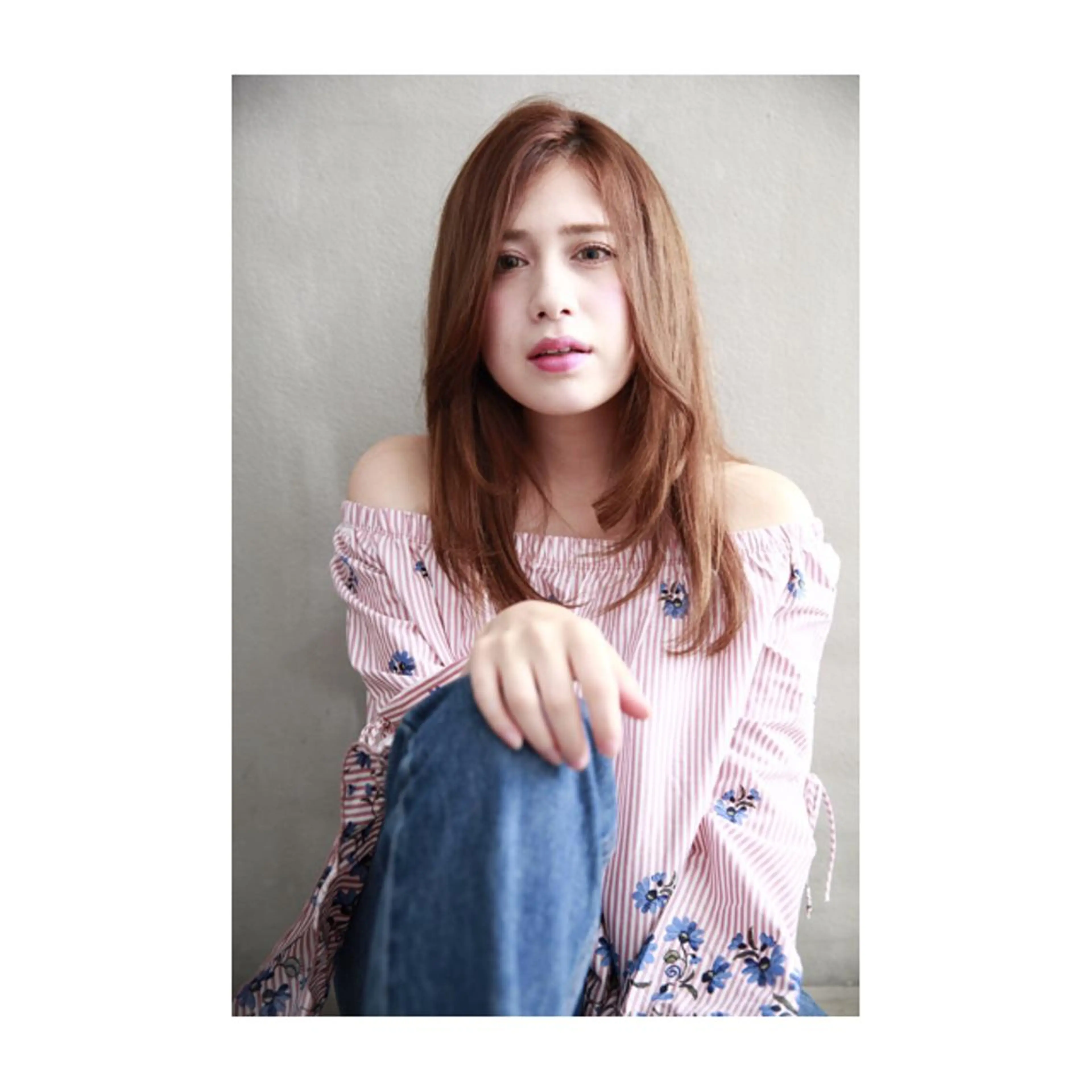 セミロング カラー カラー職人/上川原 雄飛のヘアスタイル