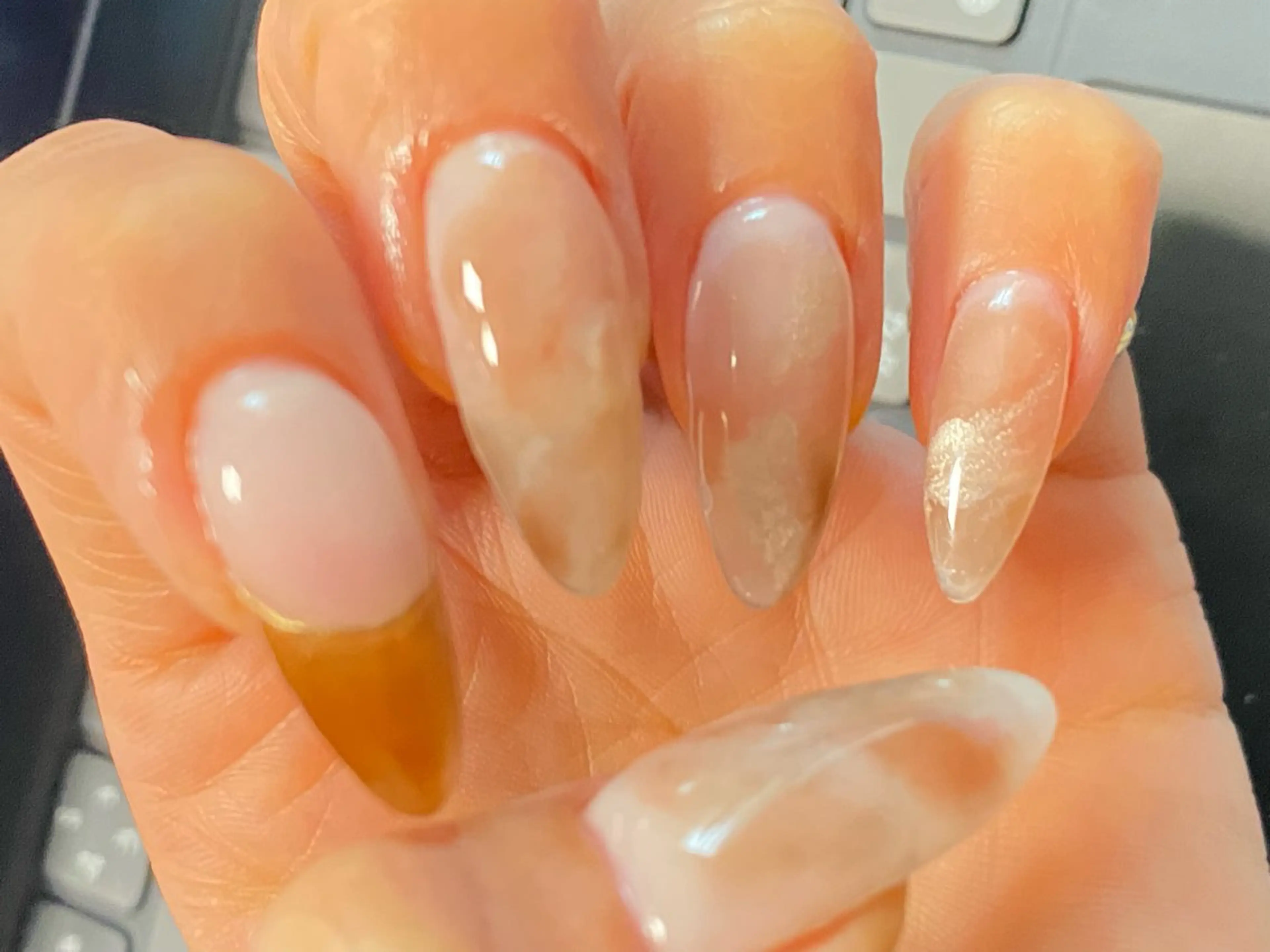 ネイル 長さ出し ニュアンスネイル as A nailのネイルデザイン