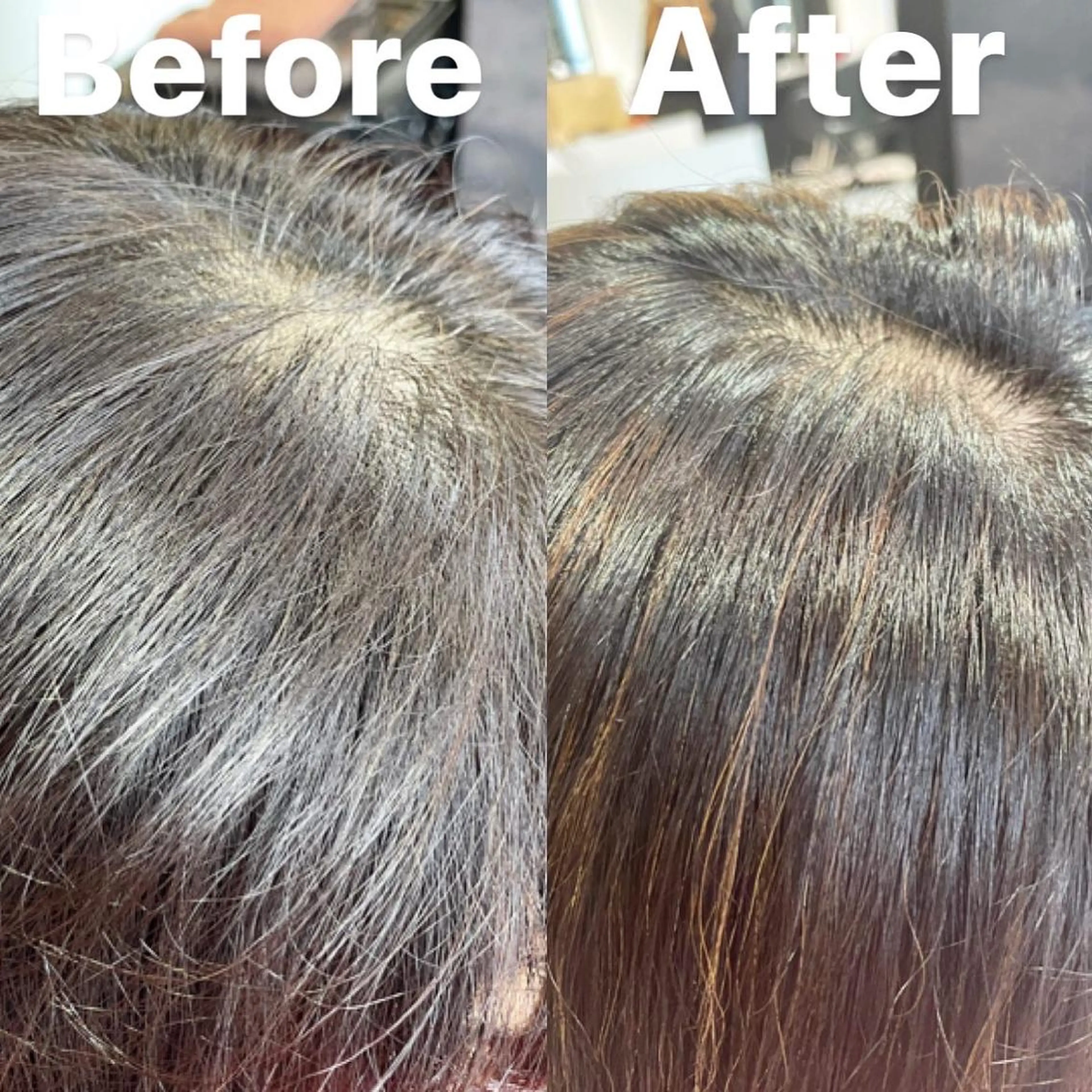 ミディアム カラー ハイライトカラー ハイライト ショート/脱白髪染め ☆宇﨑悠実のヘアスタイル