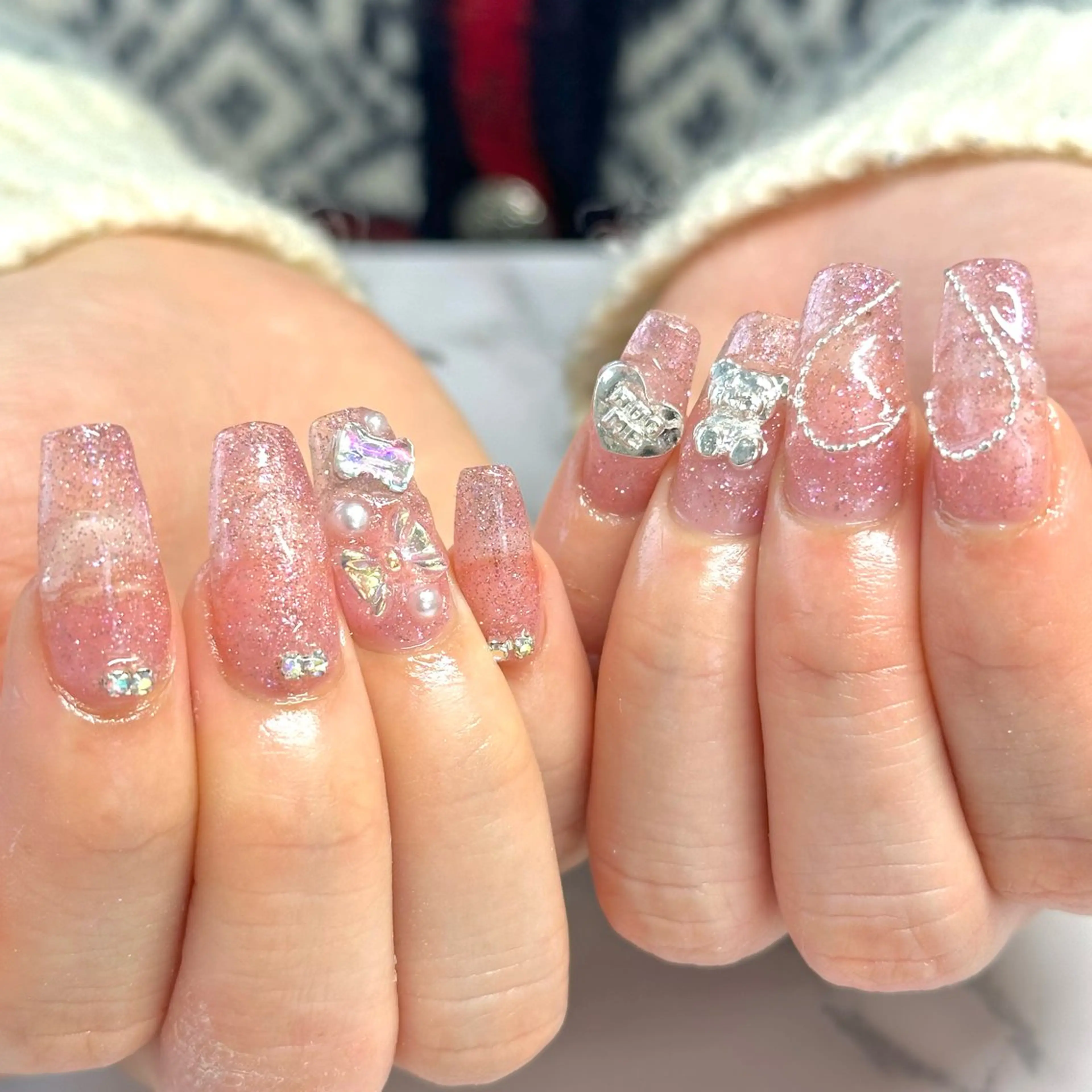 ネイル ハンドネイル salon iris 🦋北広島市大曲のネイルデザイン