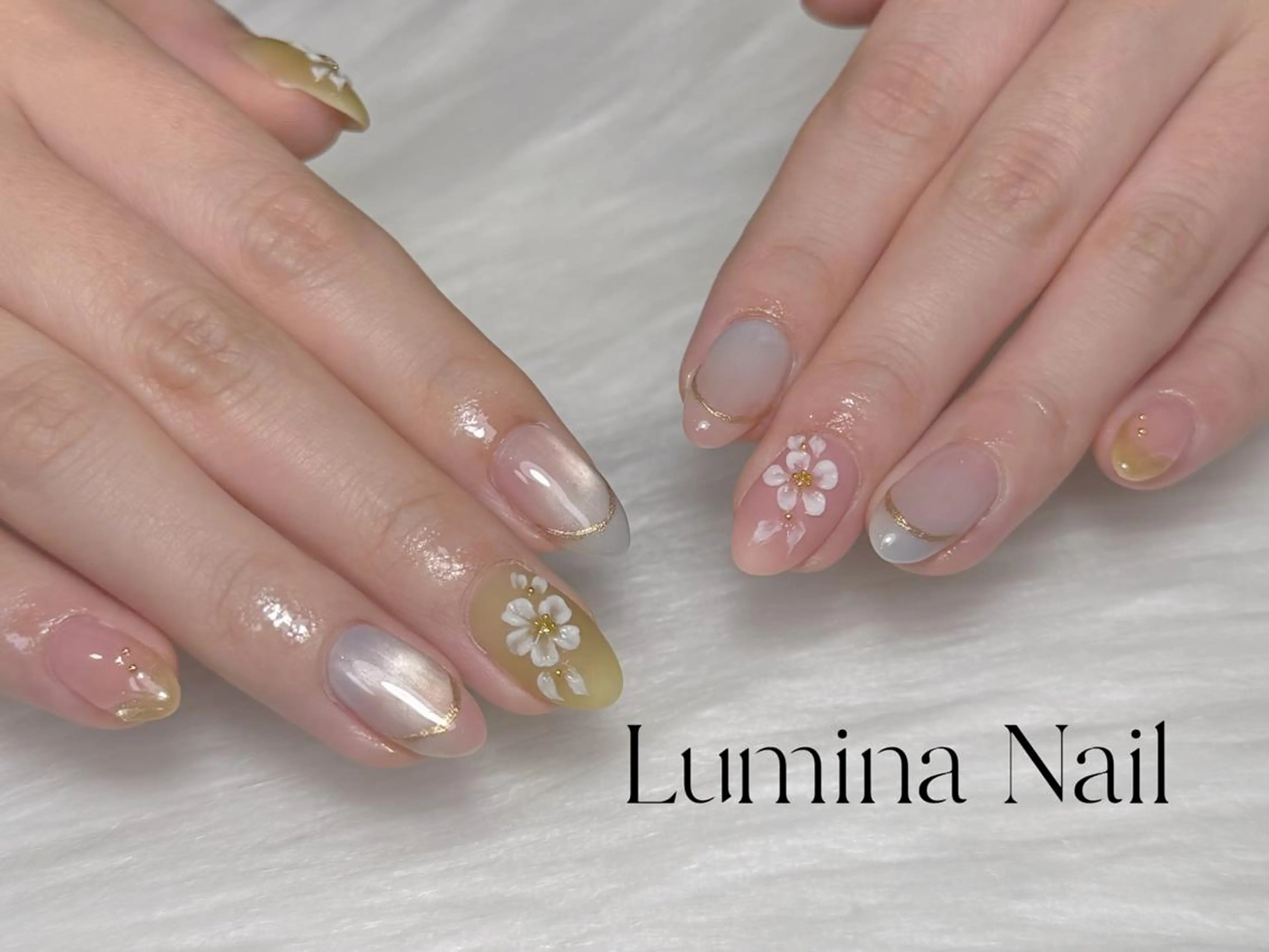 ネイル ハンドネイル ハンドケア Lumina Nail💕のネイルデザイン
