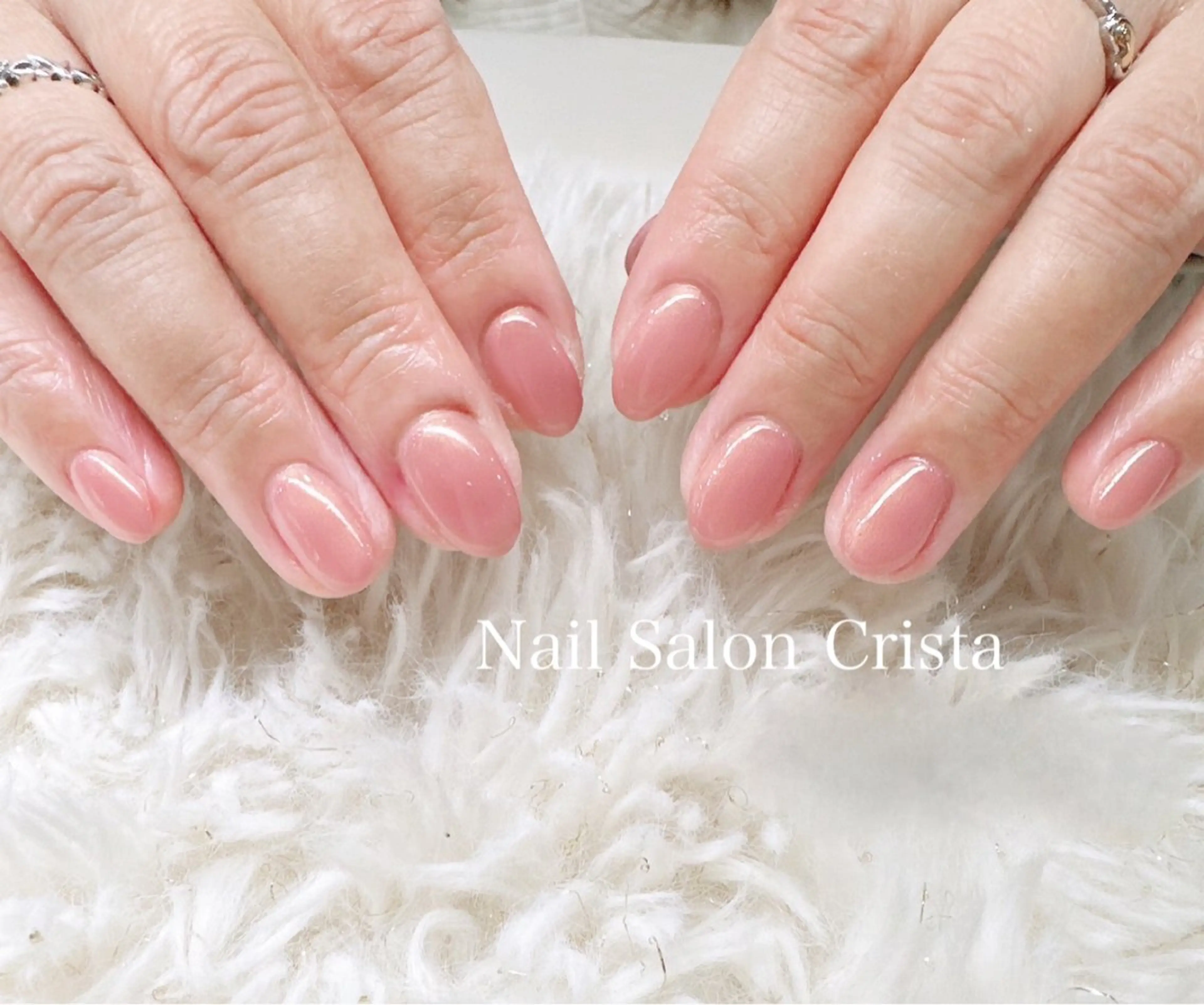 ネイル ジェルネイル パラジェル ピンク ハンドネイル CRISTA所属・CRISTA MOMOのネイルデザイン