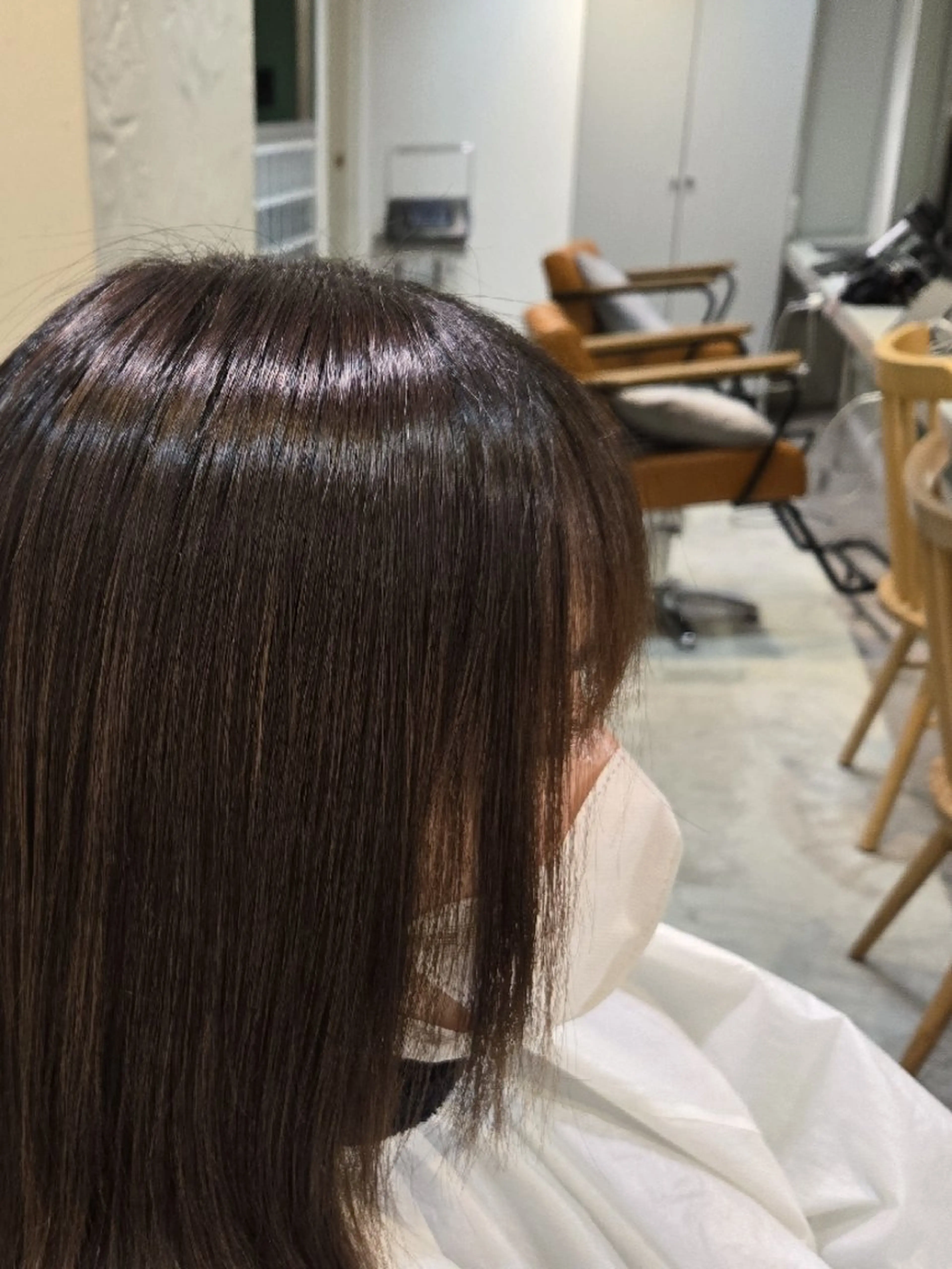 ミディアム 縮毛矯正 UCHIBORI NAMIのヘアスタイル