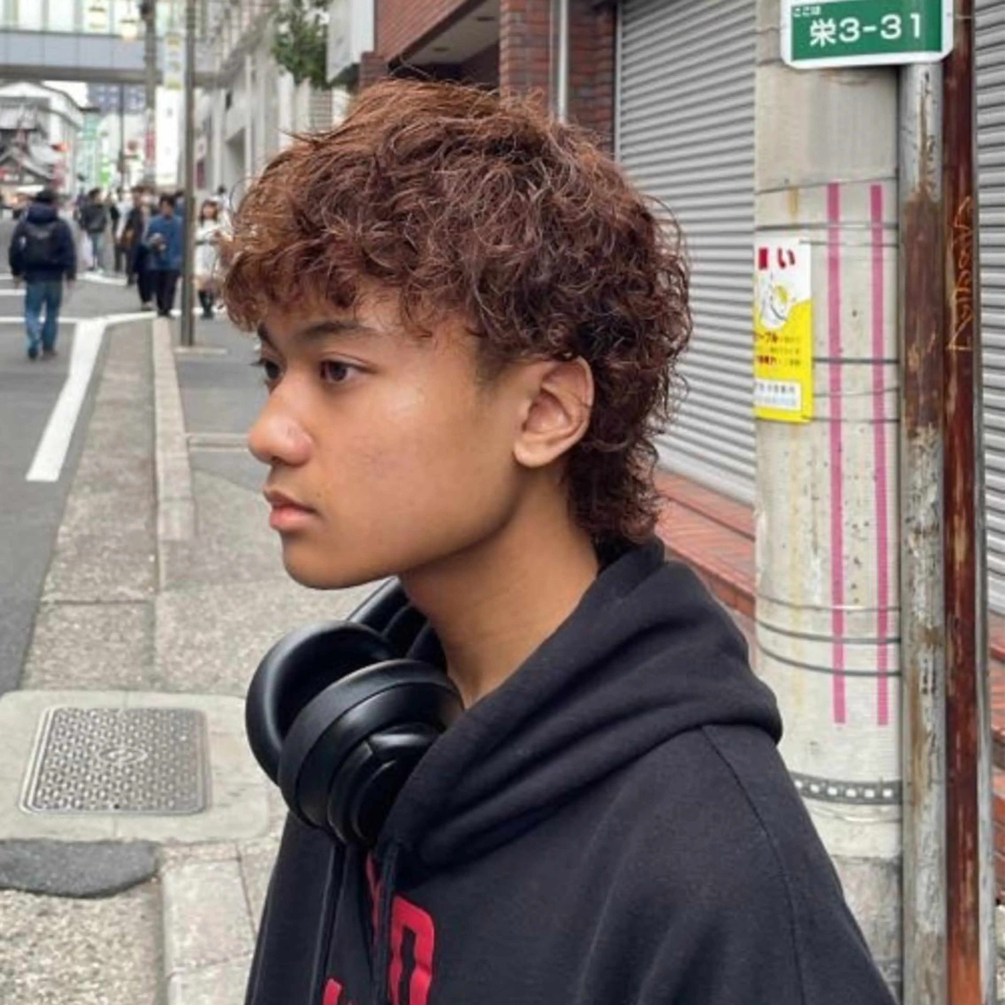 新規限定🎖️メンズカット＋デザインパーマ (スパイラル、ツイスト、波巻きなど対応可能です)の写真