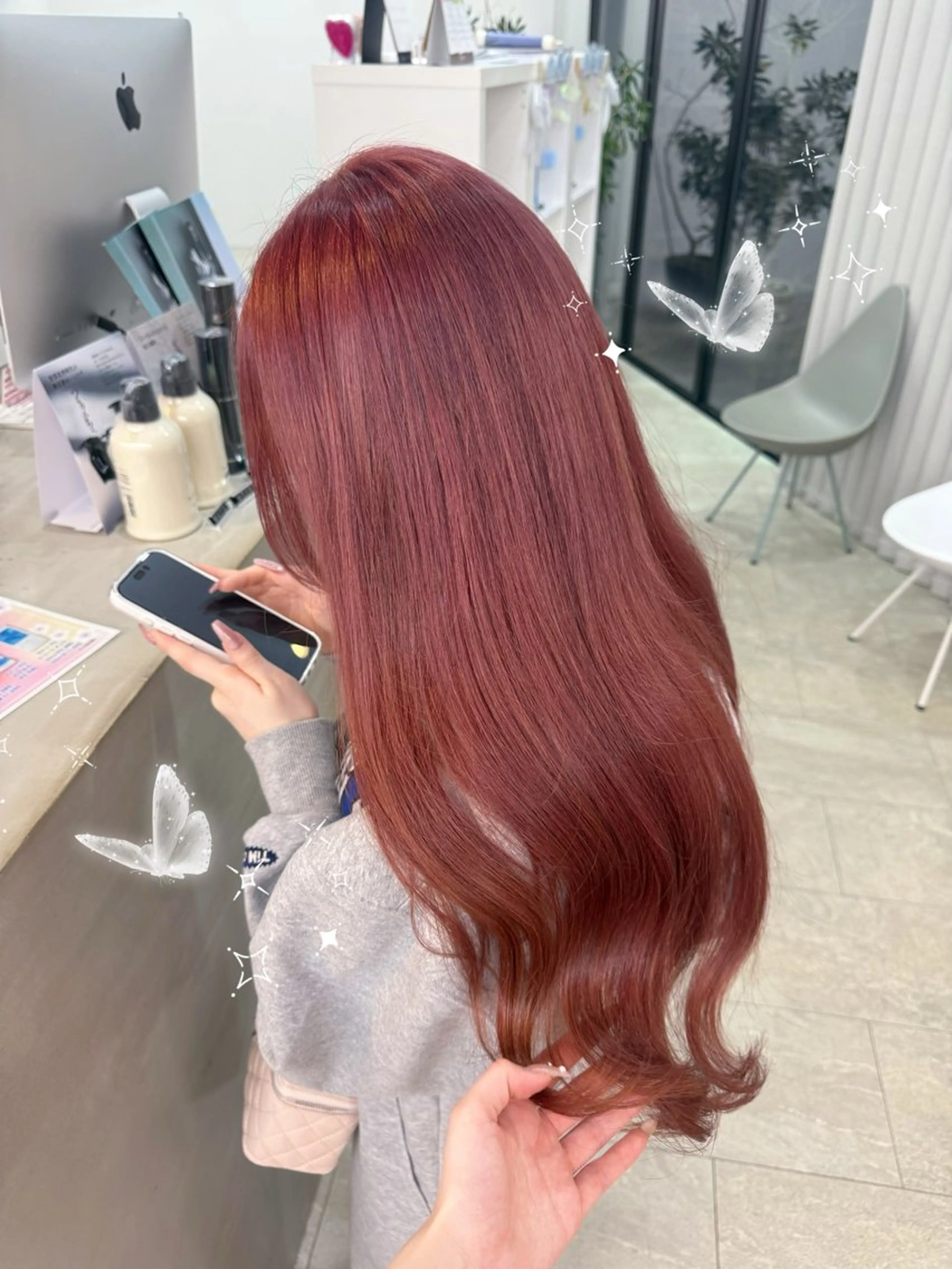 カラー ブリーチ Hamaguchi Naoのヘアスタイル