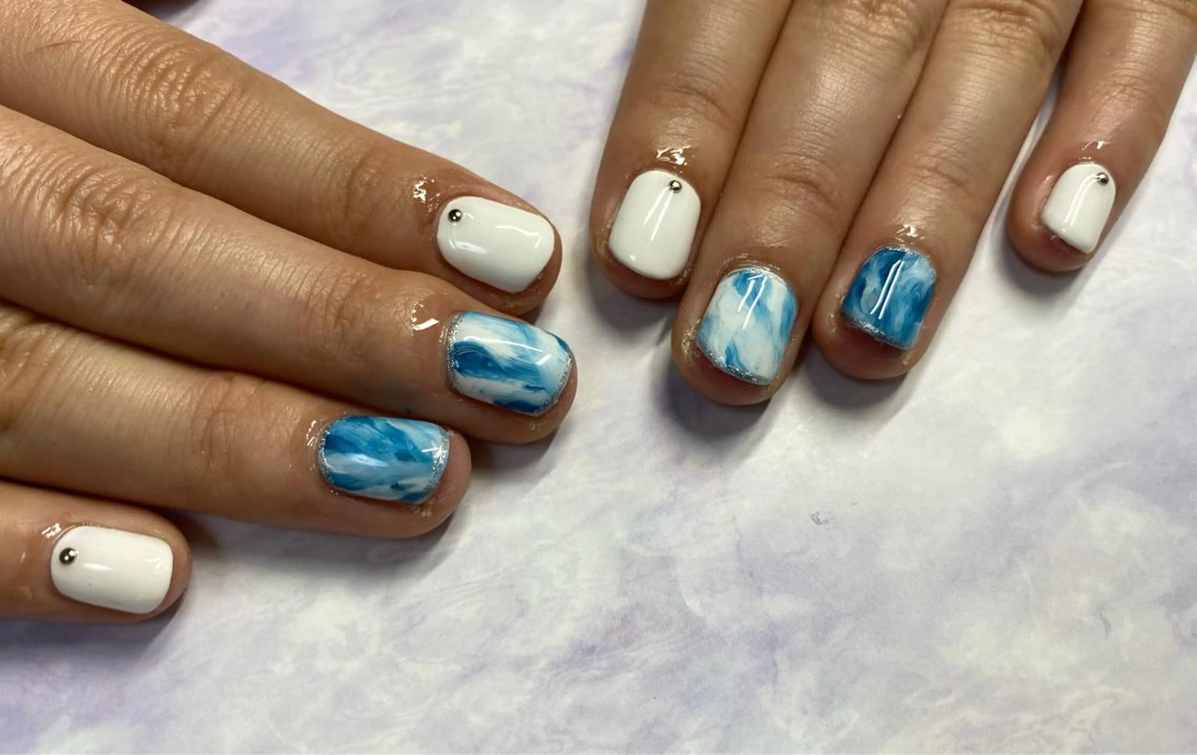 ネイル ハンドネイル Mana‪ ‪·͜· ❤︎‬のネイルデザイン