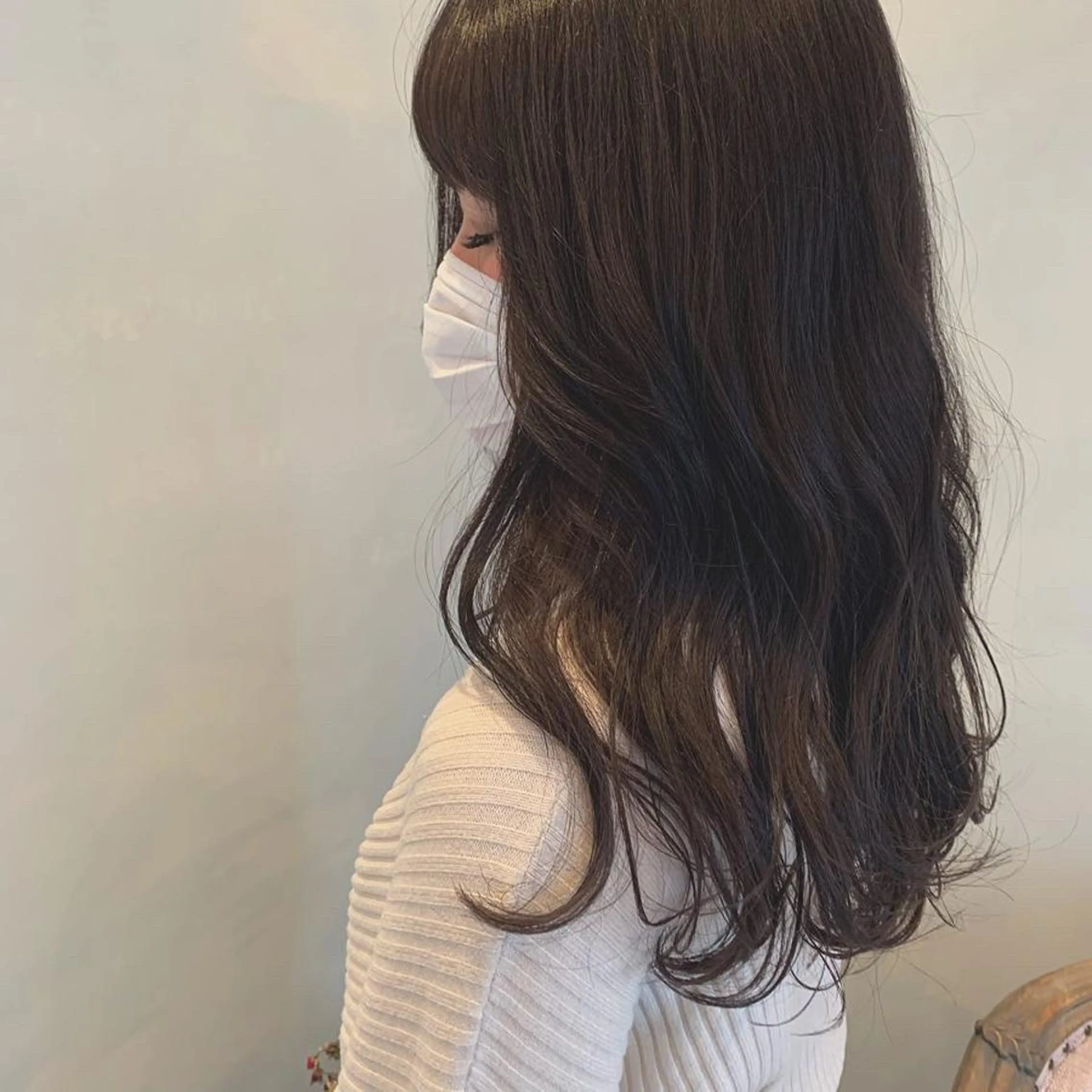 ロング カラー SAKINO. ベージュカラーのヘアスタイル