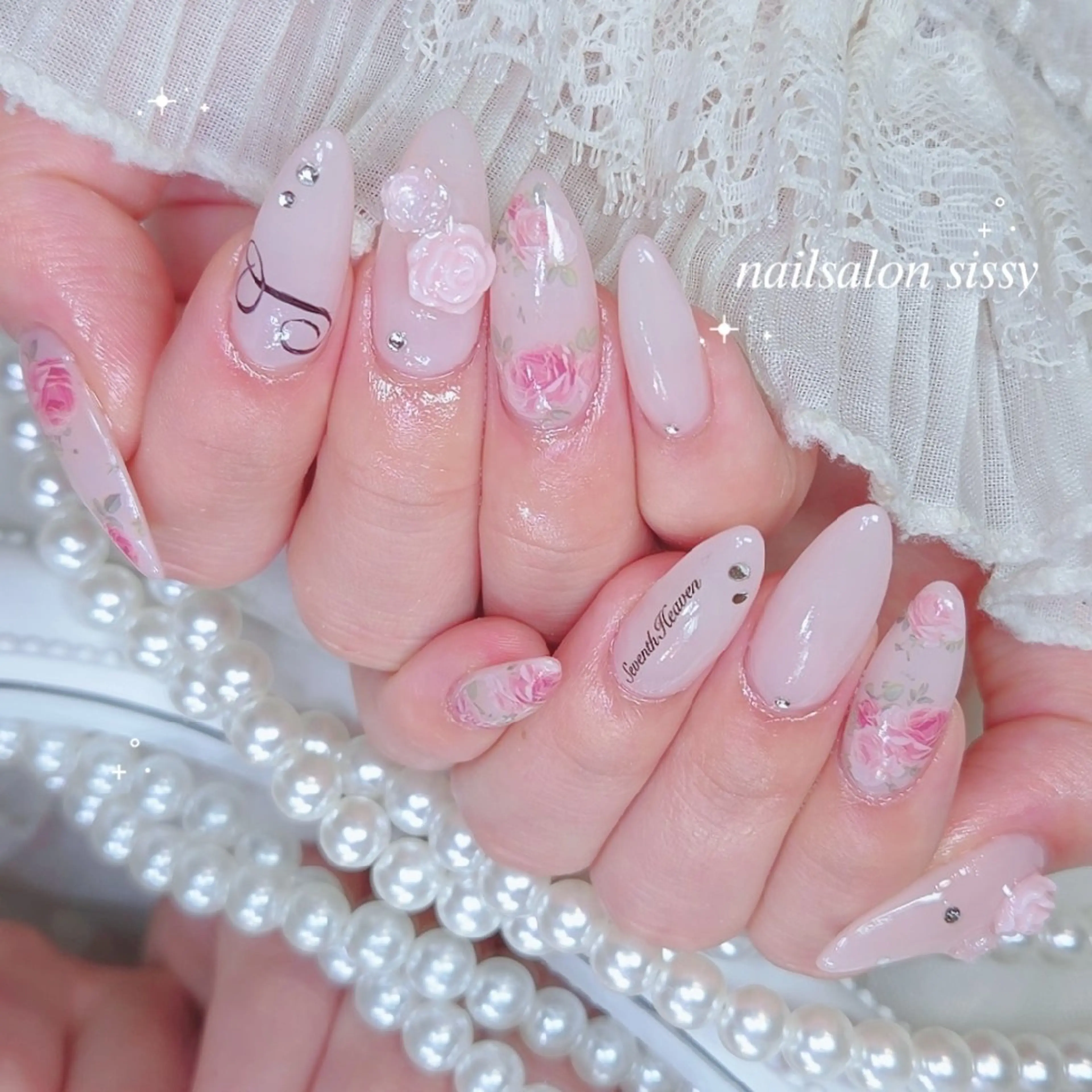 ネイル 春ネイル ハンドネイル sissy hatsuneのネイルデザイン