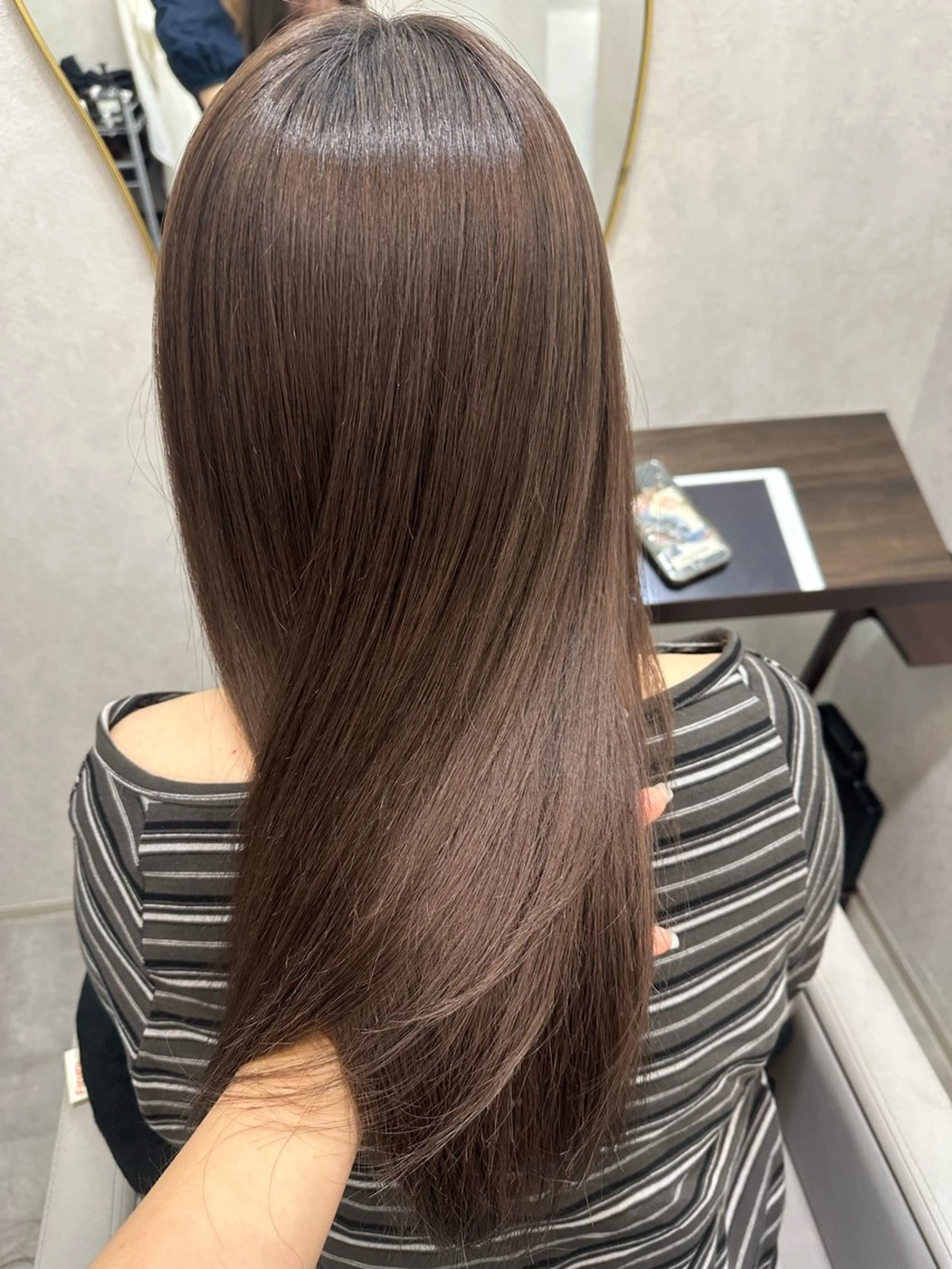 セミロング カラー ナチュラル🎀透明感 カラー/香香のヘアスタイル