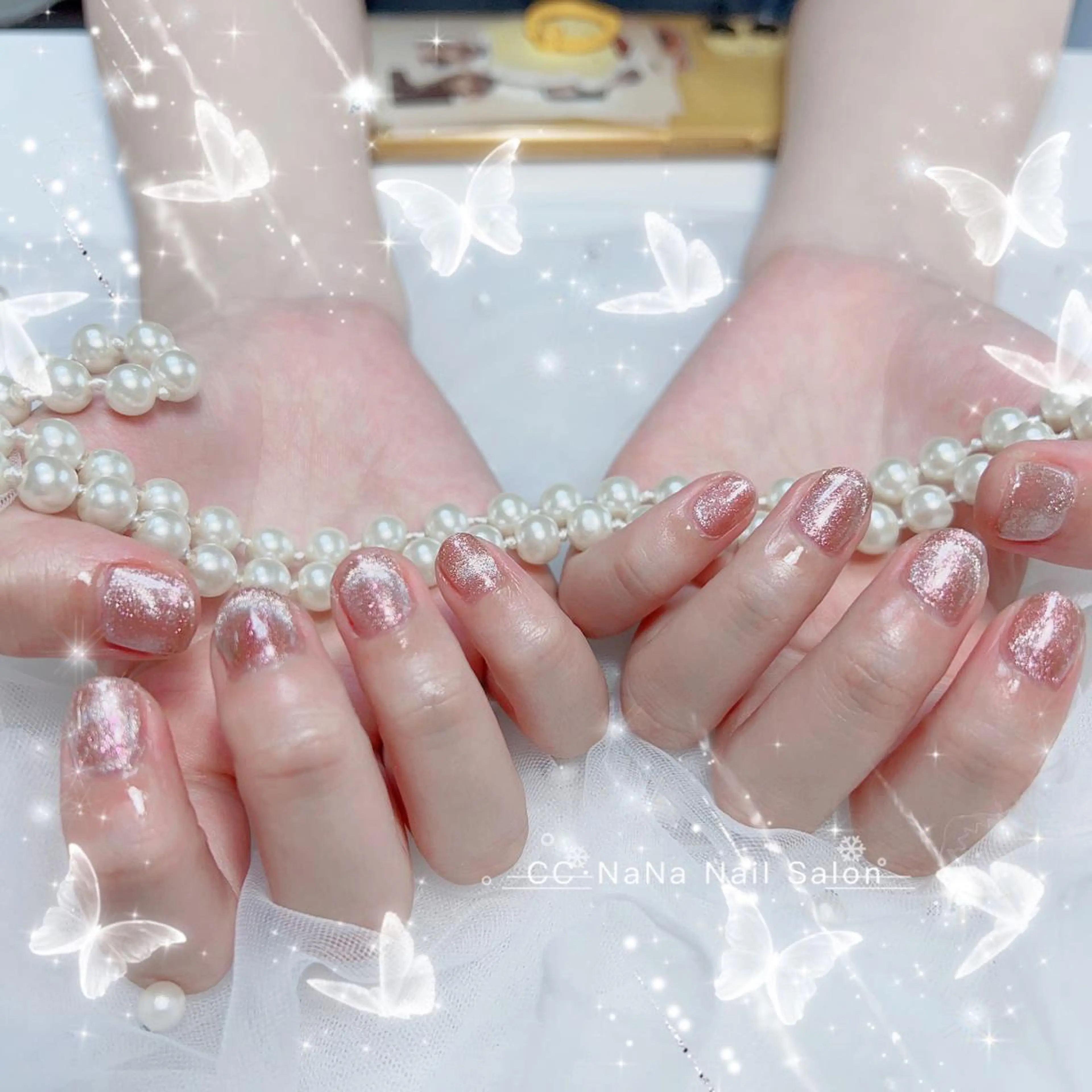 ネイル ジェルネイル パラジェル スカルプネイル CC NaNa ワンホンネイル🌙Nのネイルデザイン