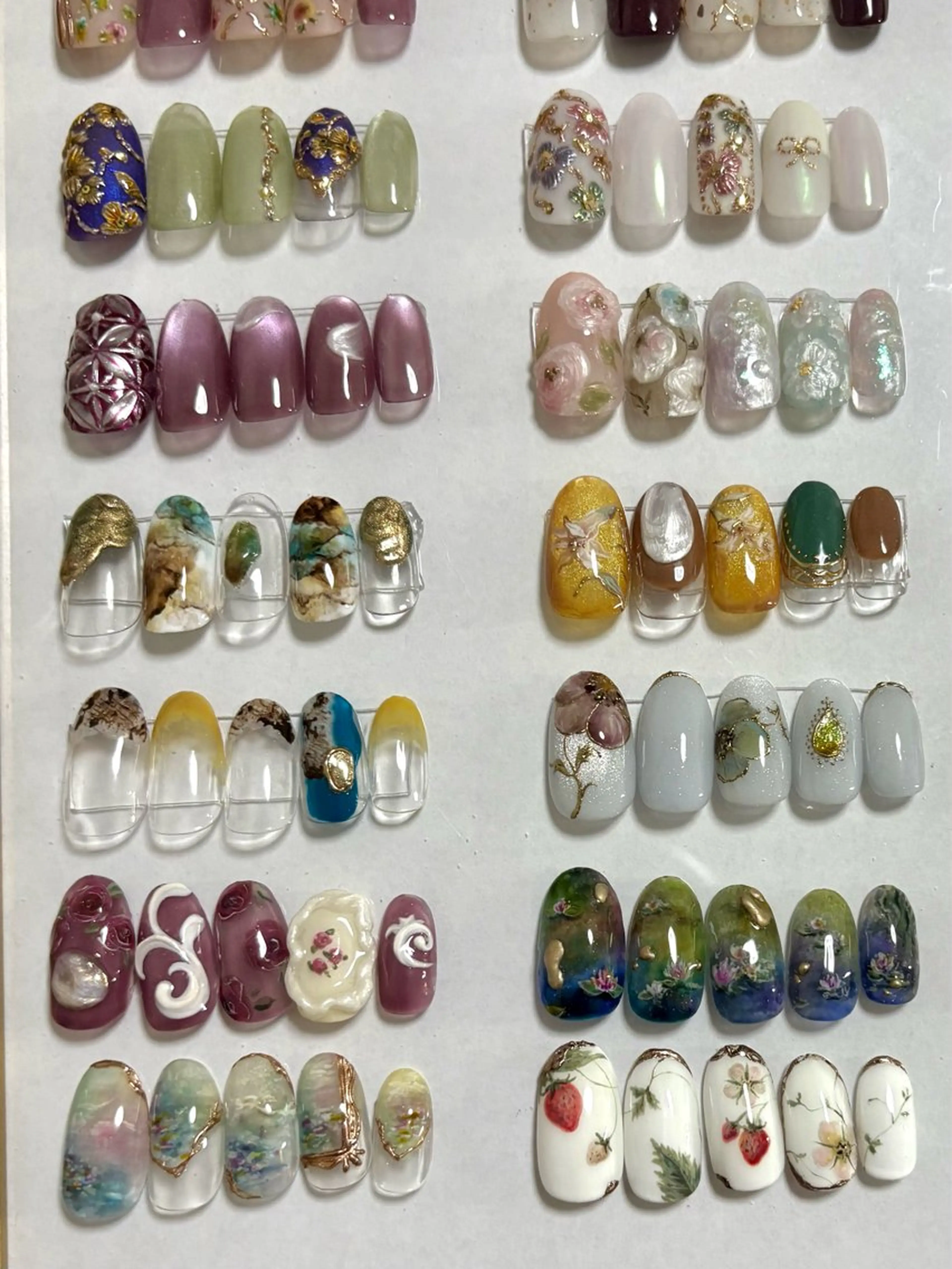 ネイル フラワーネイル ハンドネイル FIORITURA Maikoのネイルデザイン