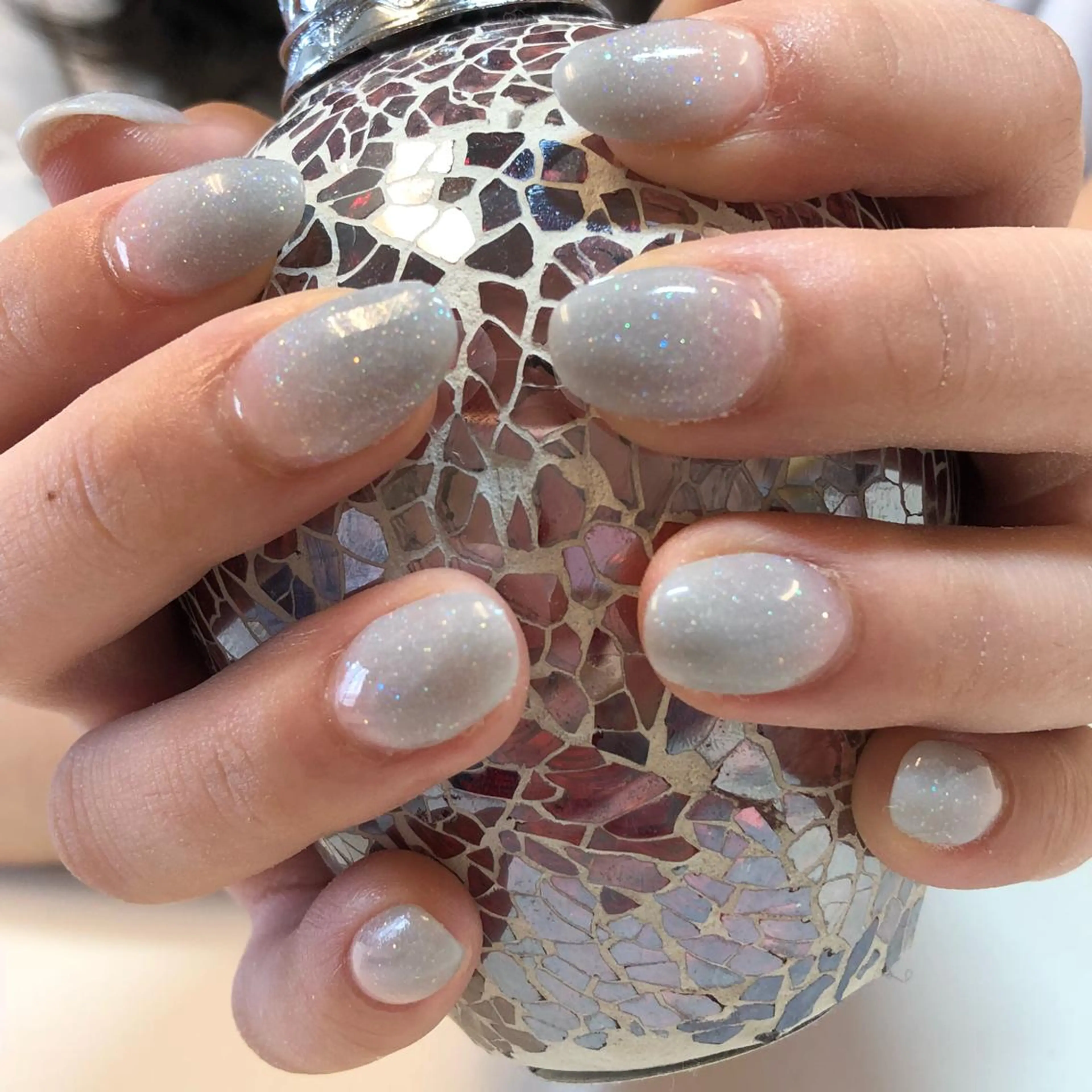 ネイル グラデーション ラメ(グリッター) ラメグラデーション スカルプネイル KIREIE NAILSのネイルデザイン
