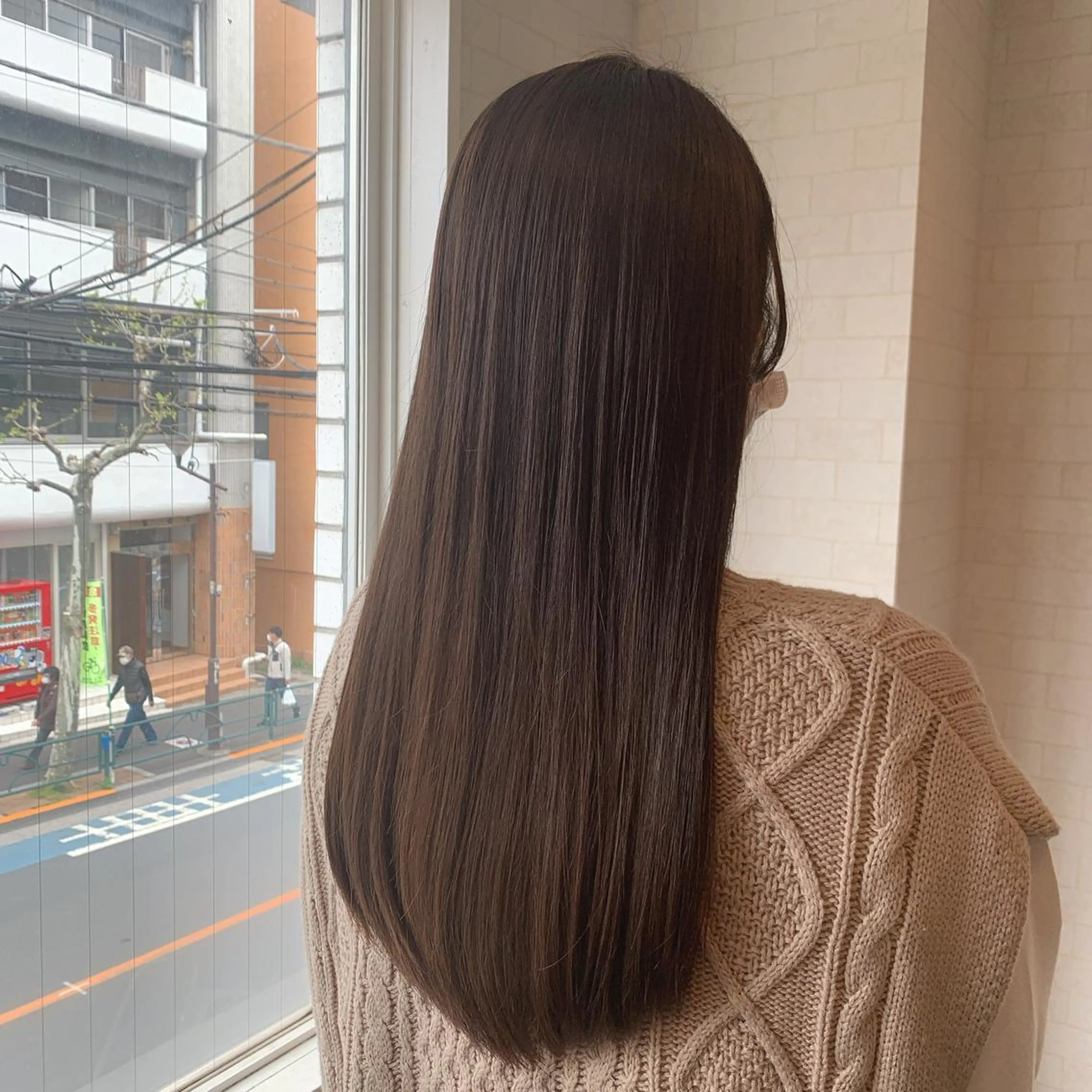 ロング カラー (スタイリスト)牧 好美のヘアスタイル