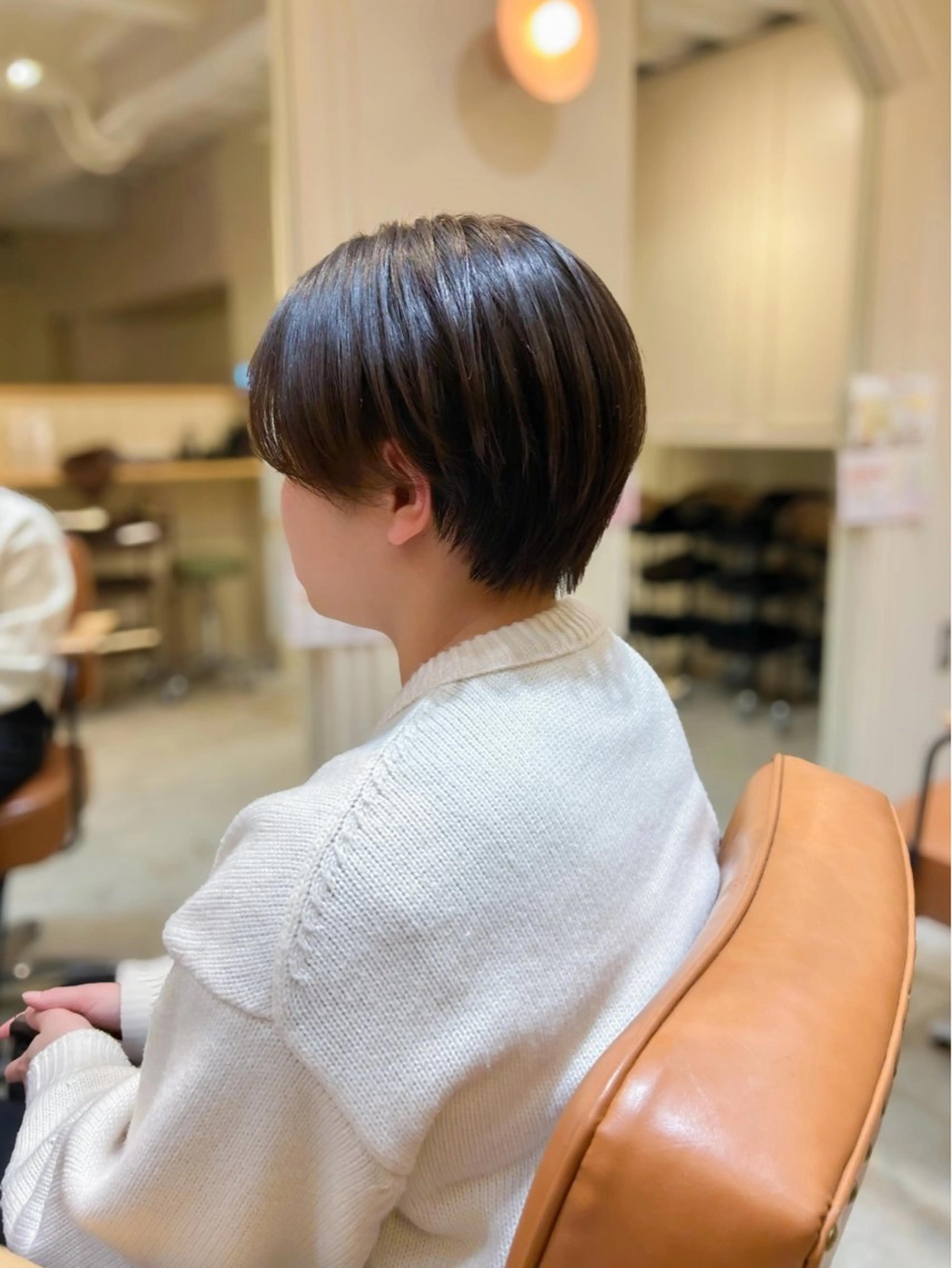 ショート ハンサムショート ショートヘア 山﨑弓夢/ 撮影モデル/ボブのヘアスタイル