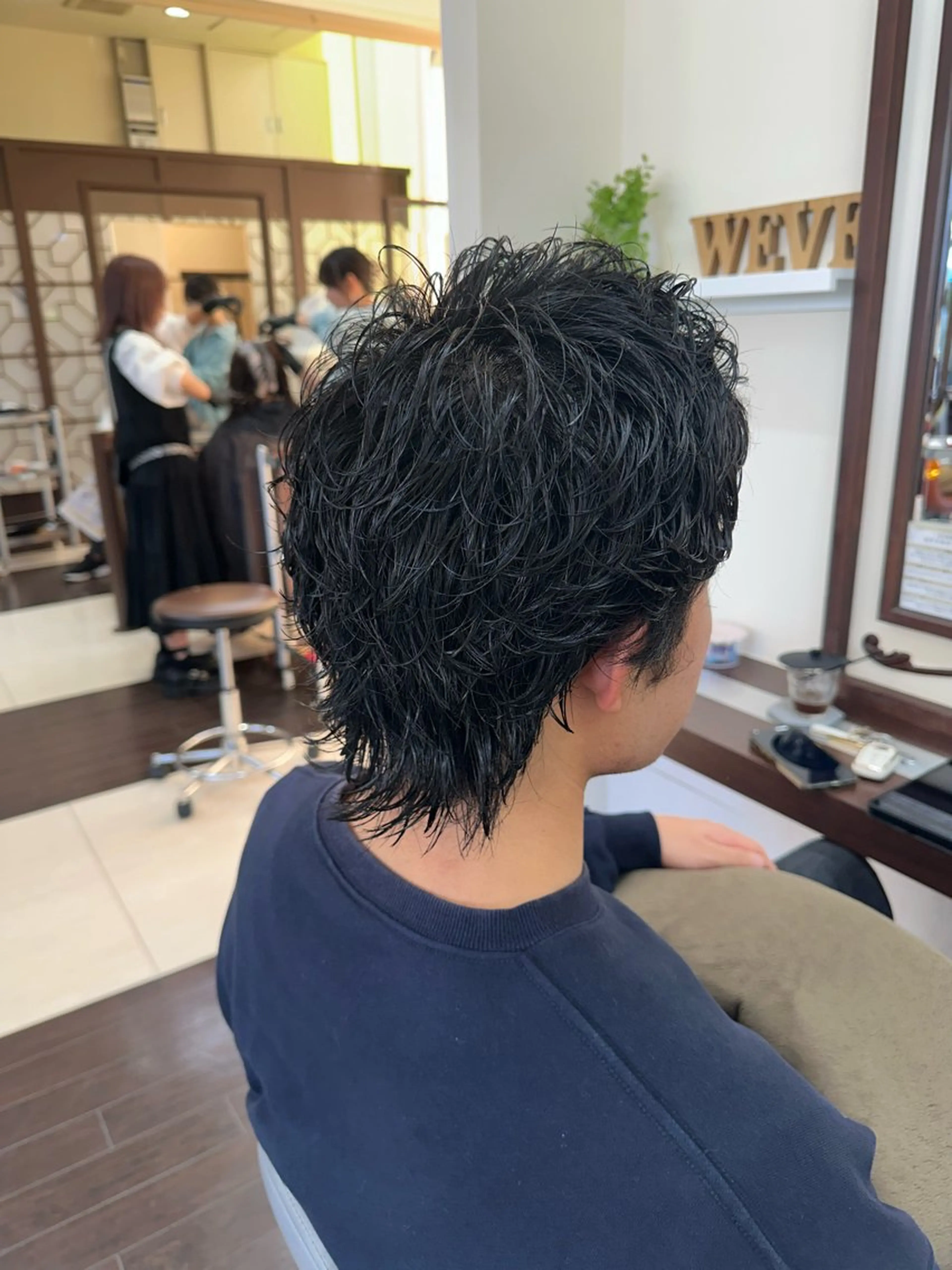 ショート カラー パーマ メンズ メンズパーマ カット パーマ ヘアセット 毎月230人担当/ メンズヘア/清和武虎のヘアスタイル