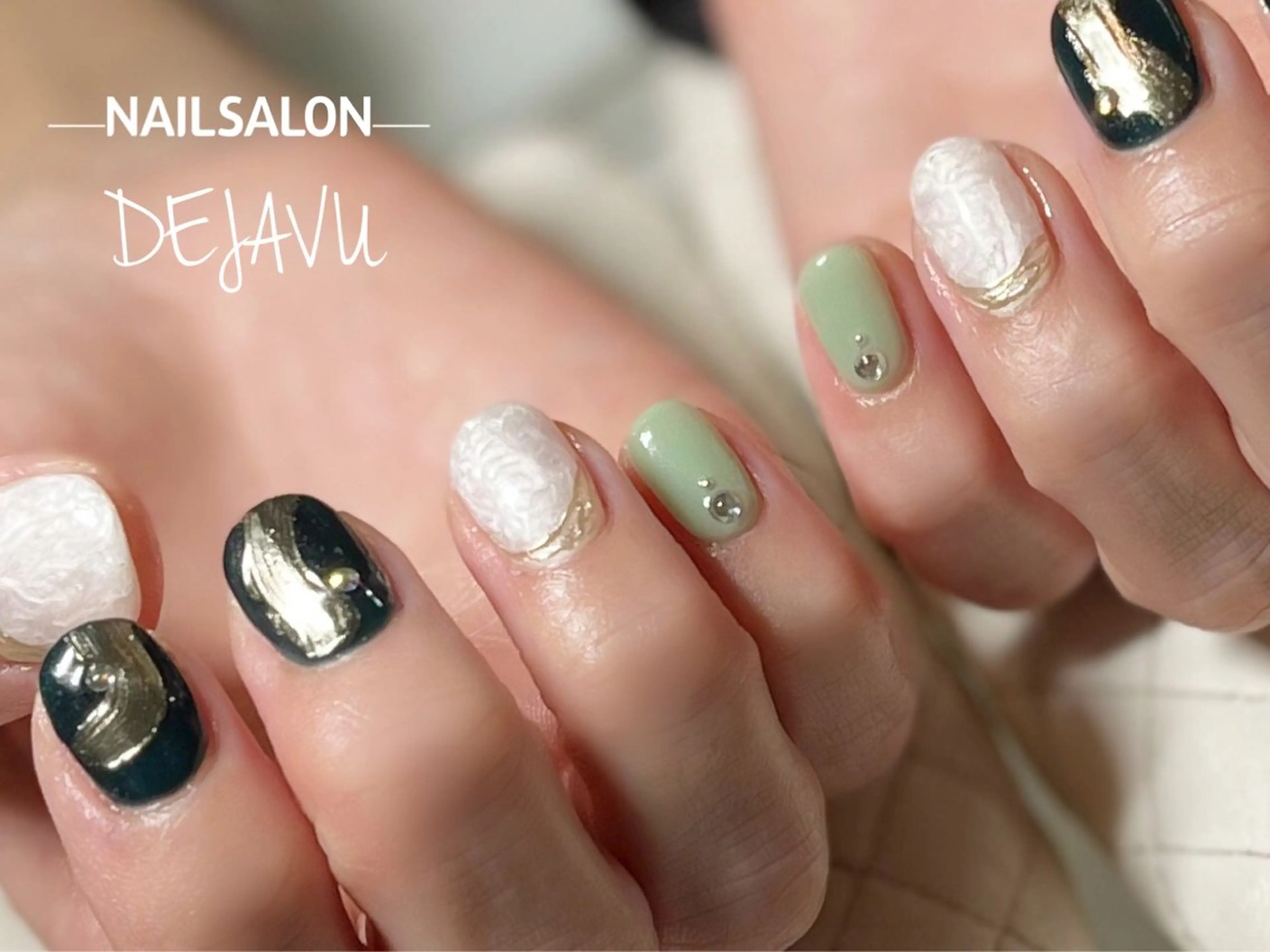 ネイル ハンドネイル Nail salon Dejavu 🌿のネイルデザイン