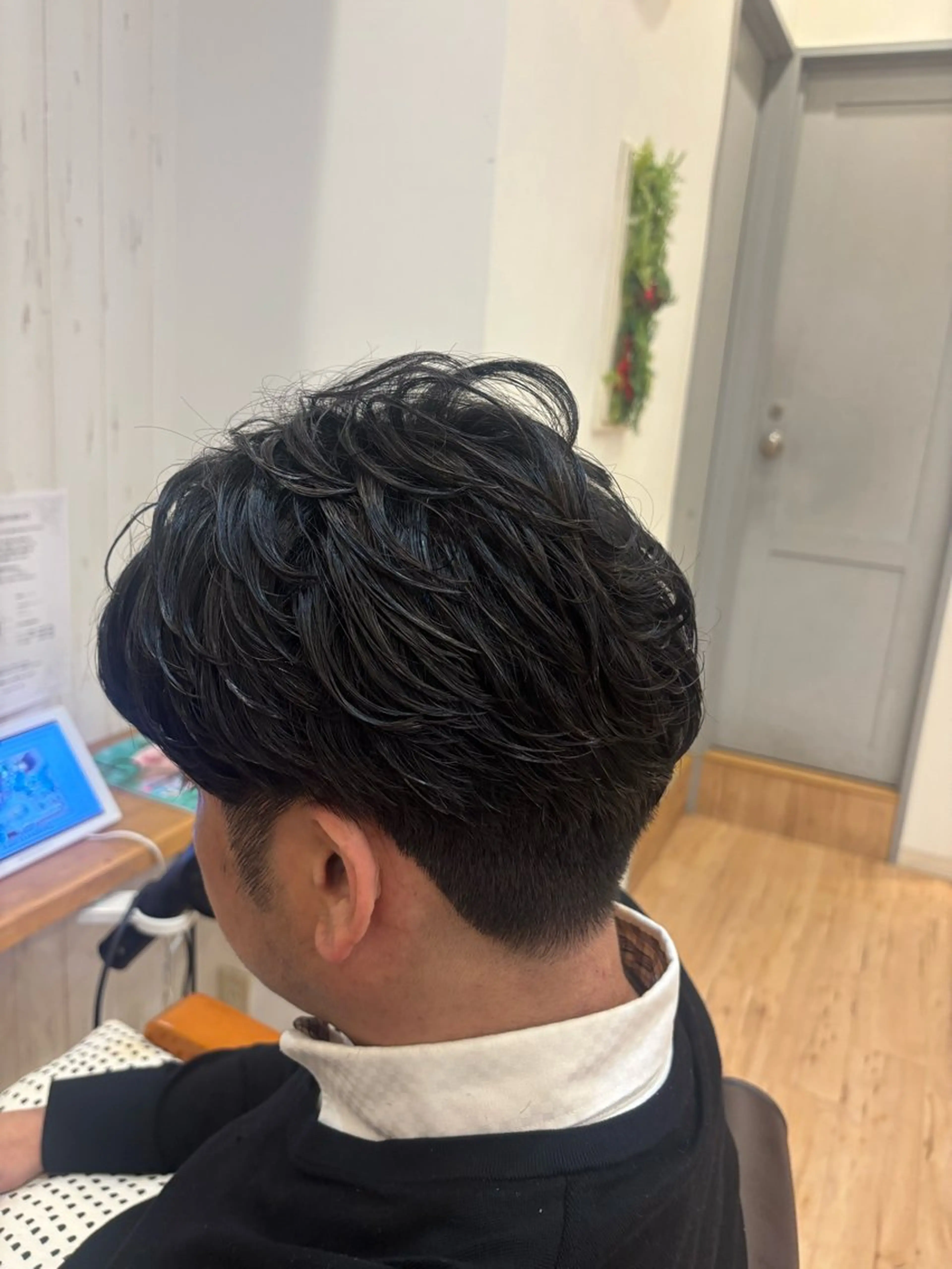 パーマ メンズ メンズパーマ すなが/ハイライト モデル募集中のヘアスタイル