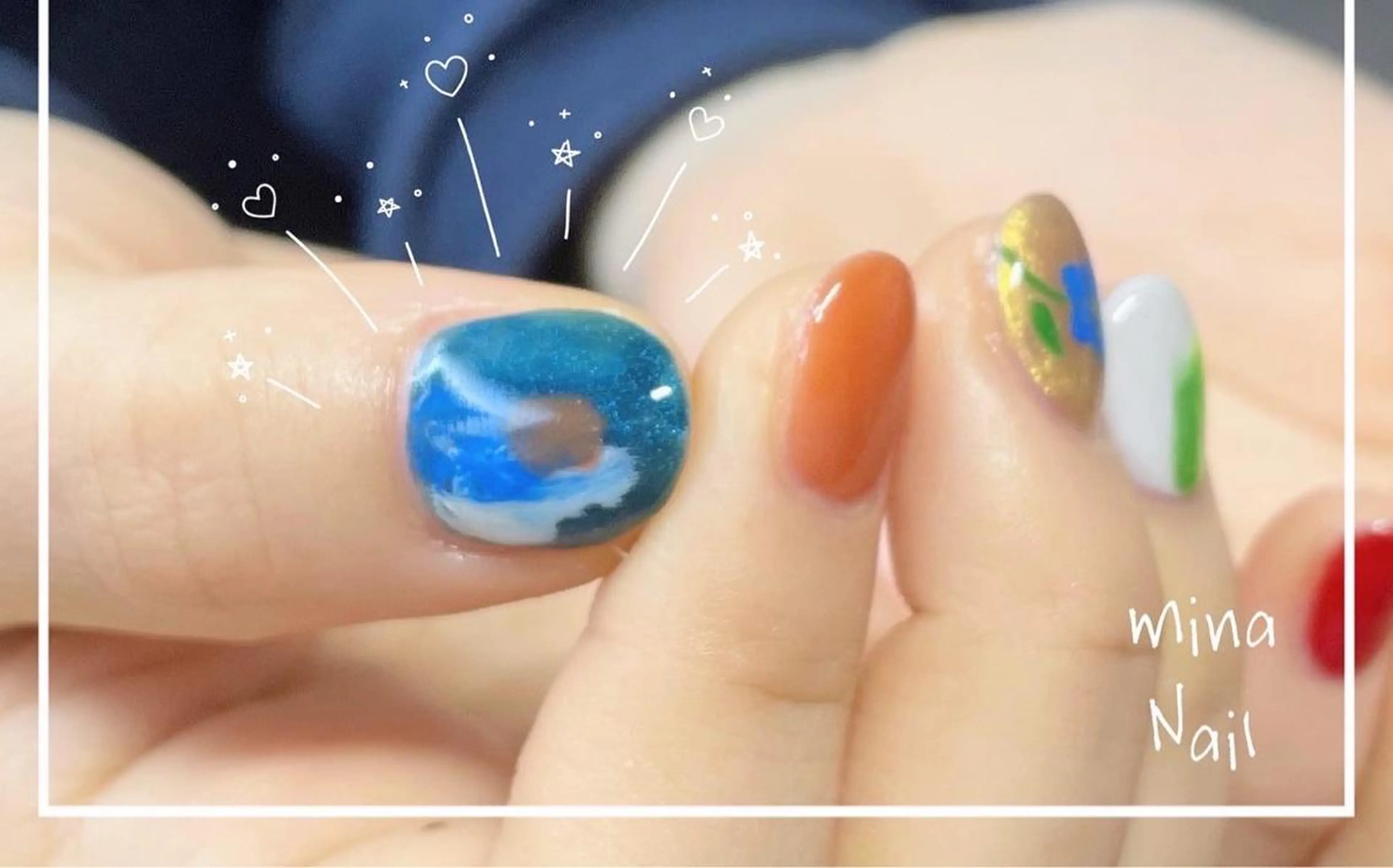 ネイル 持ち込み mina Nailのネイルデザイン