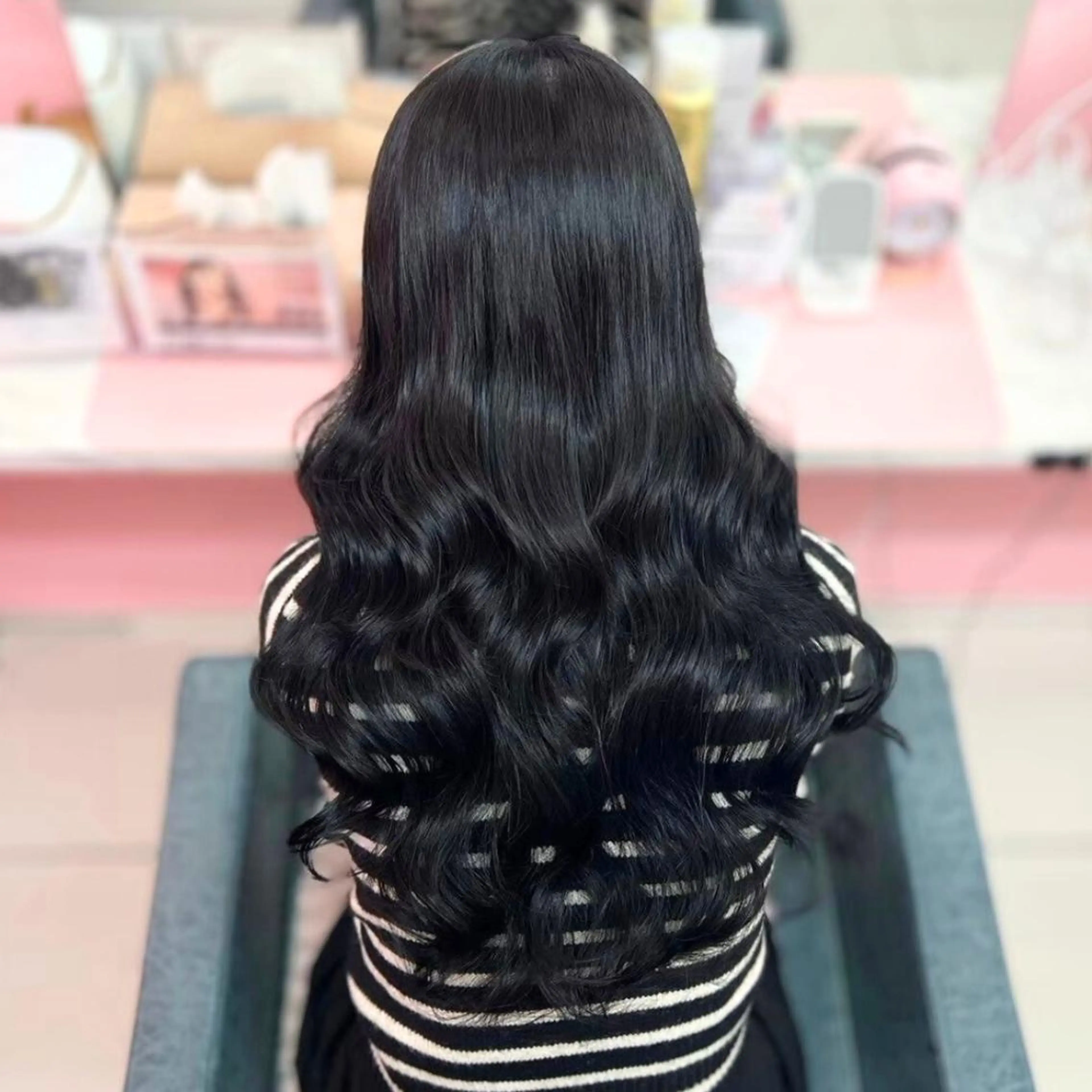 ロング シールエクステ エクステ ヨシンモリ 韓国風ヘア エクステ シーズン エクステ/大阪梅田駅のヘアスタイル