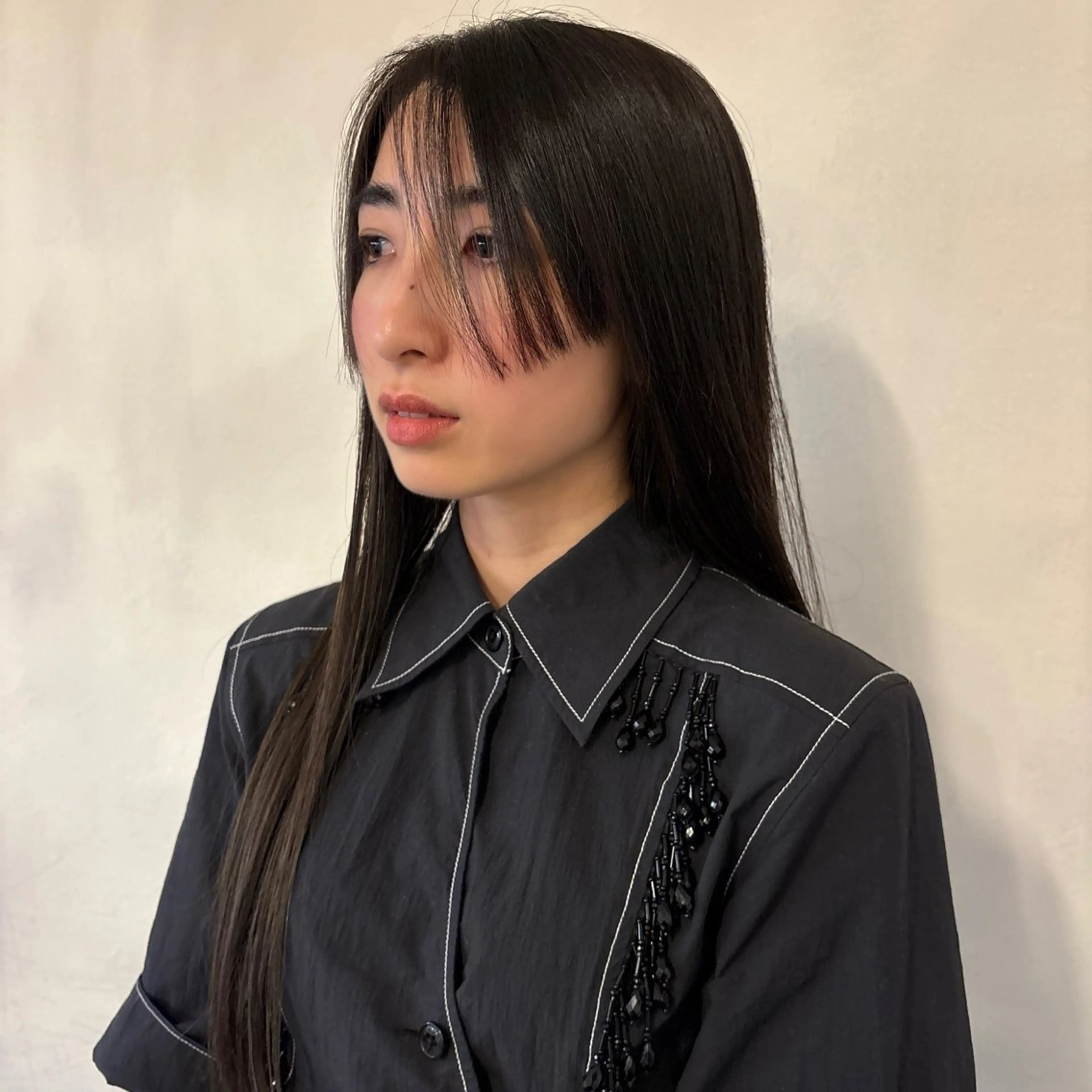 セミロング カラー 似合わせデザイン໒꒱ rioのヘアスタイル