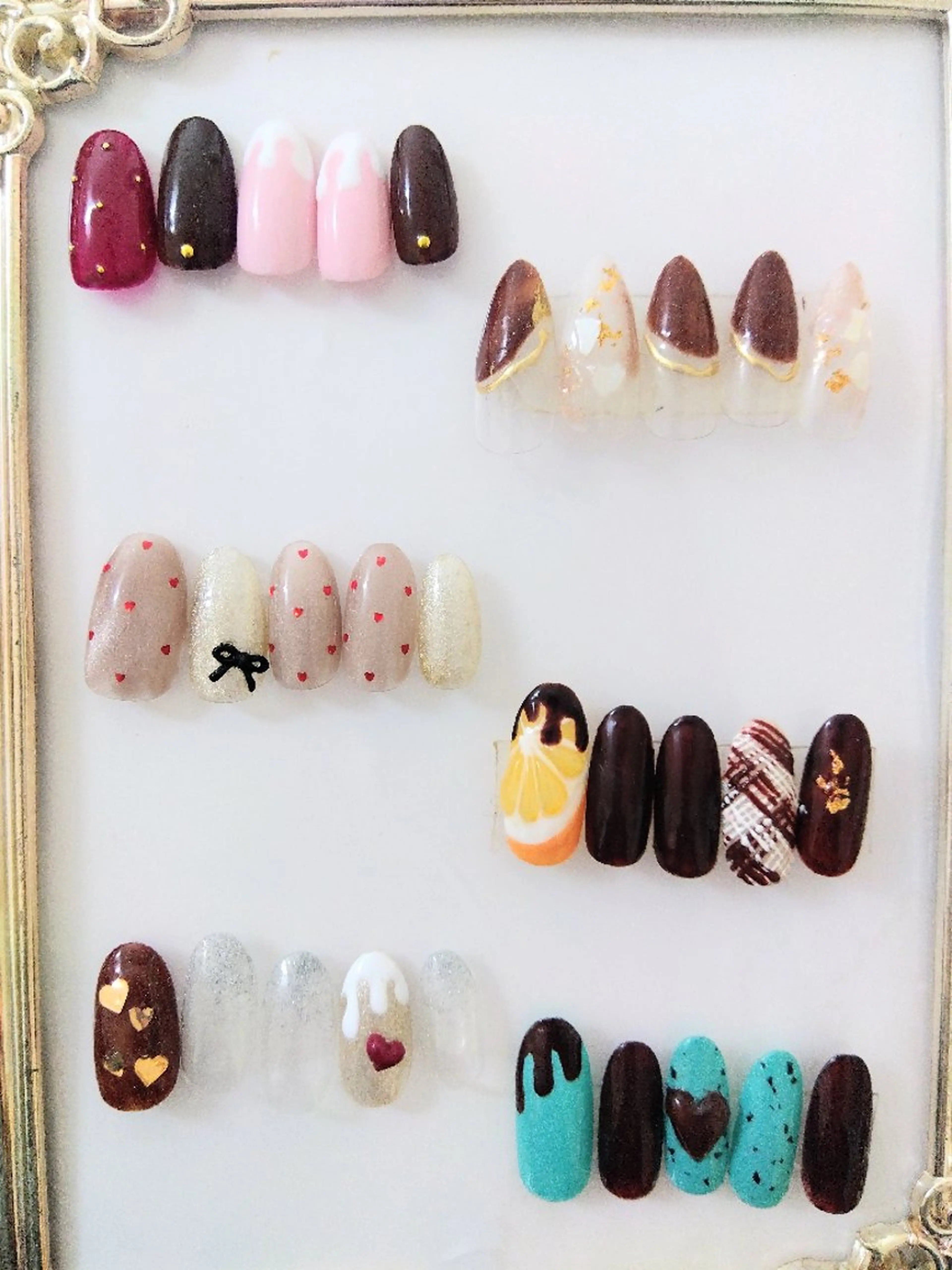 ネイル バレンタイン NailSalon Ne-Neのネイルデザイン