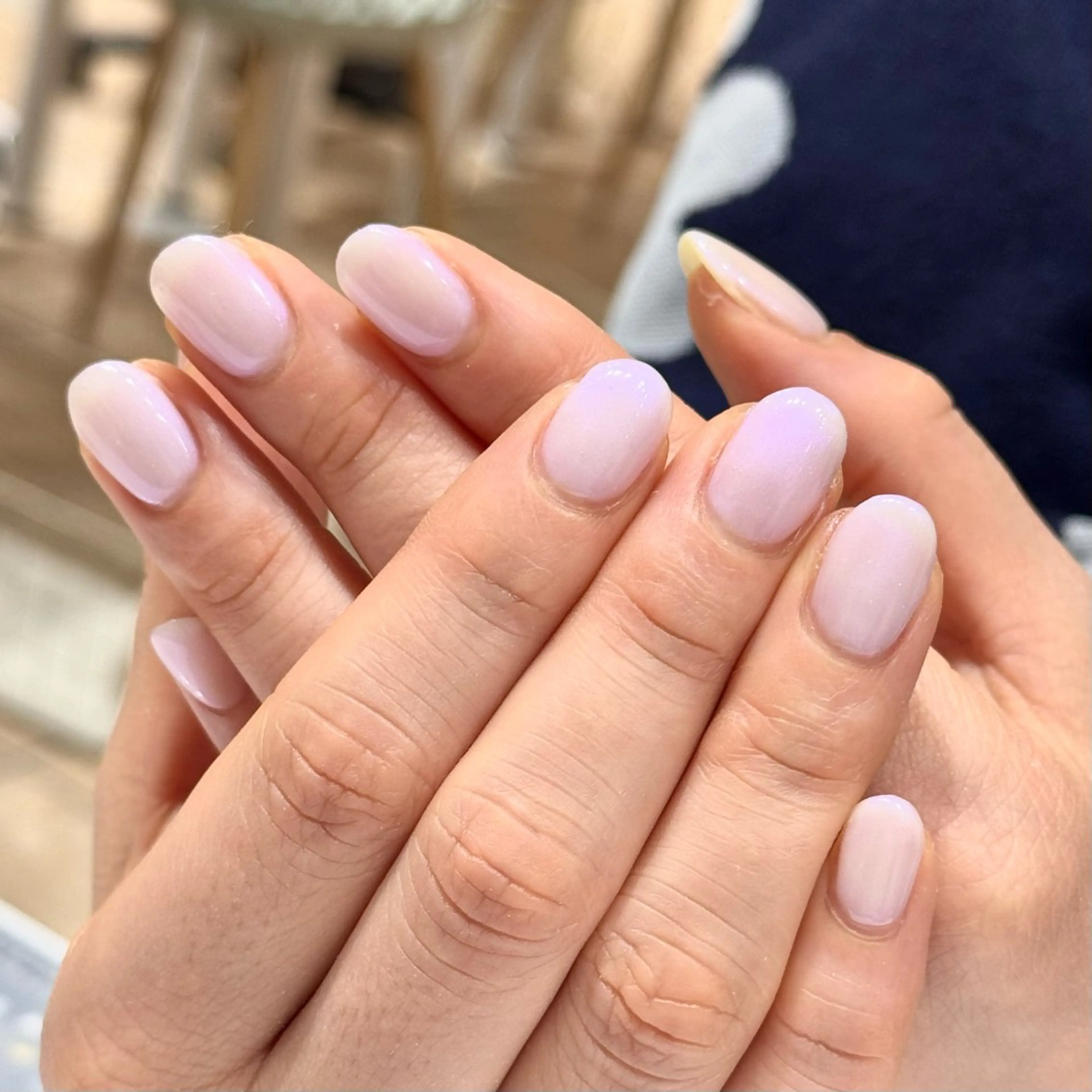 ネイル ラメ(グリッター) ワンカラーネイル ハンドネイル she 川崎 karenのネイルデザイン