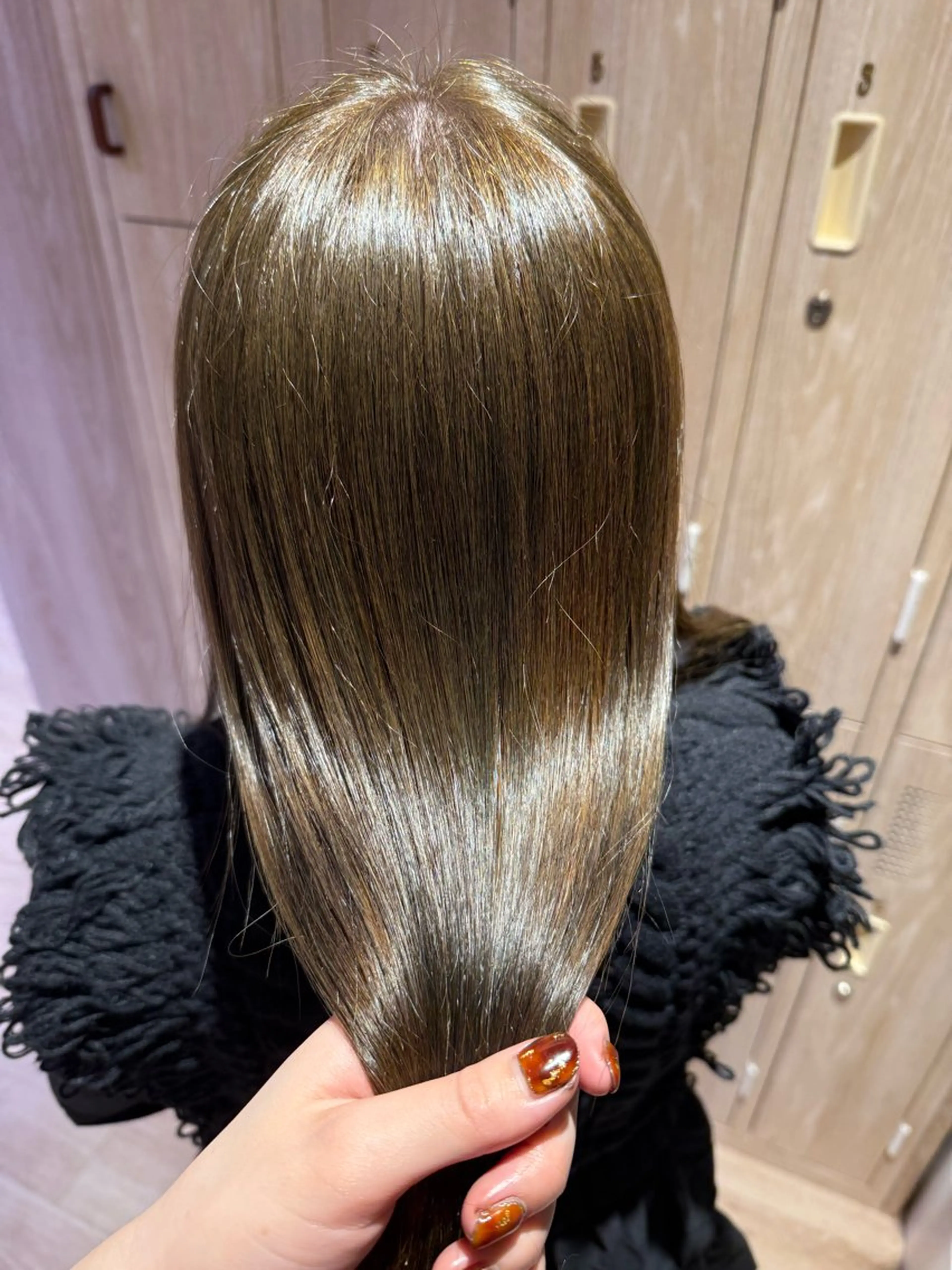 カラー ベージュカラー オリーブベージュ ヘアカラー 🫧  Say. きうち ななみ 🫧のヘアスタイル