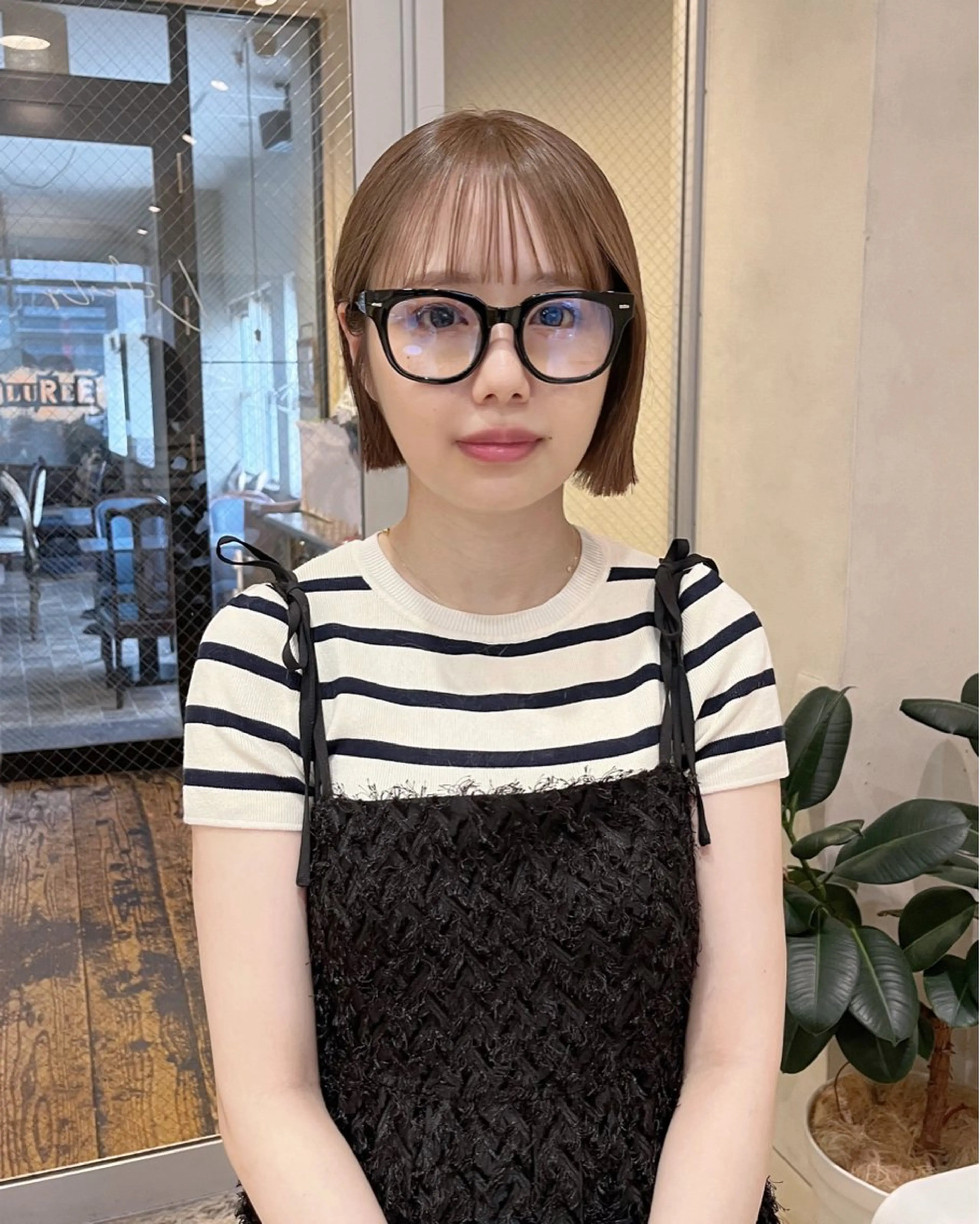 ショート カラー ヘアカラー トリートメント nakahara madokaのヘアスタイル