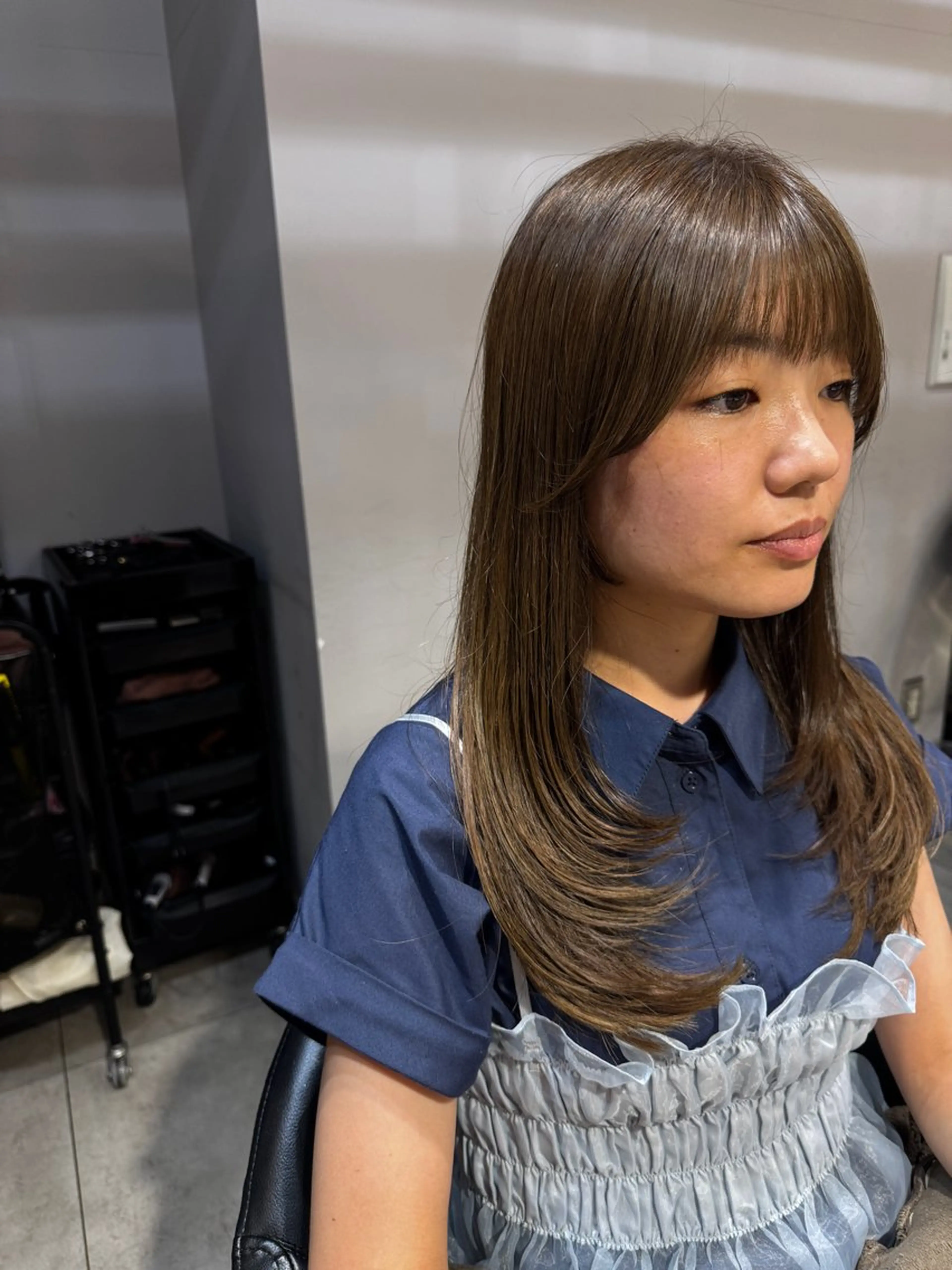 ロング カラー レイヤーカット トリートメント Dxxxx III所属・似合う髪型が 分からない方へのヘアスタイル