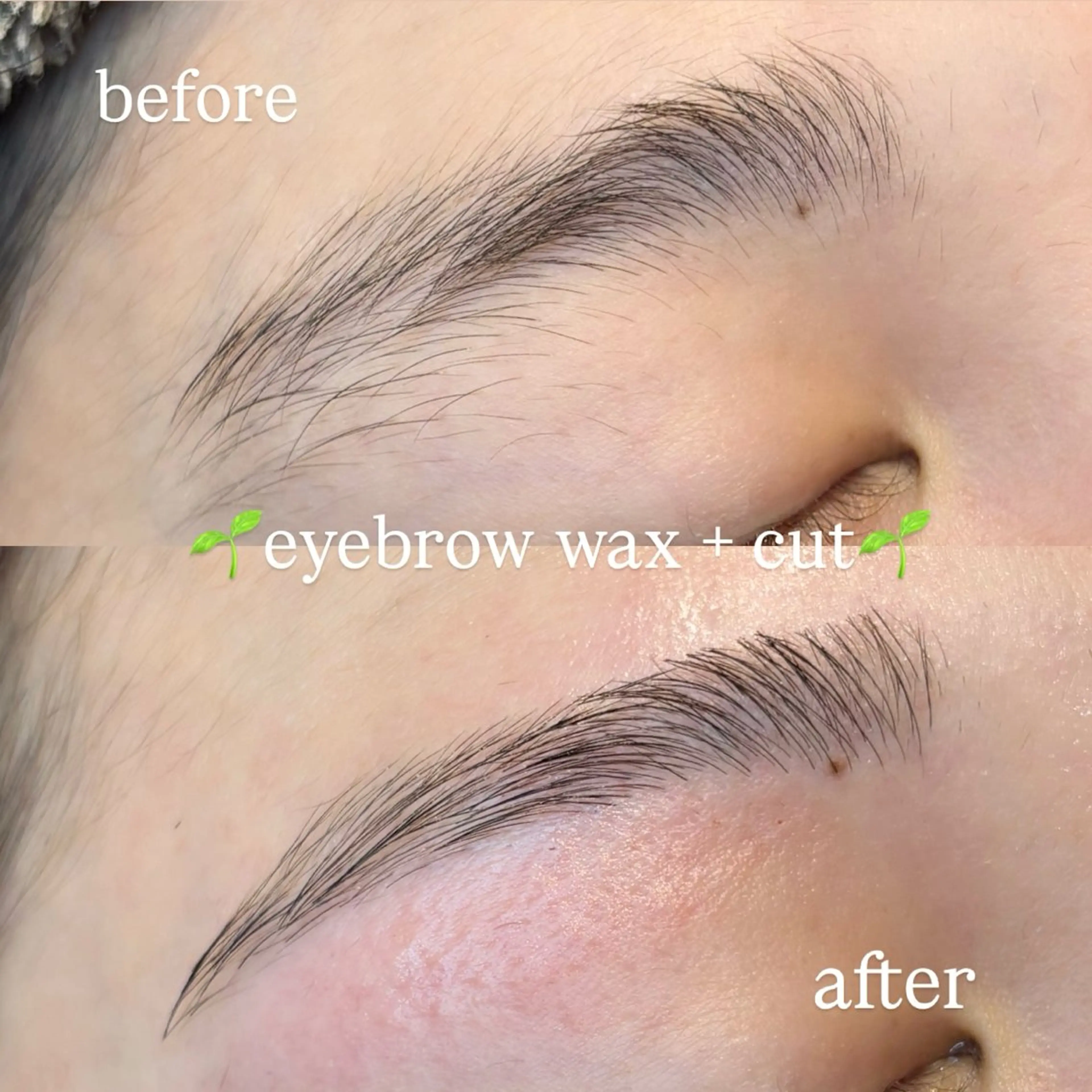 【毎日のメイクが楽に✨】まゆげWAX脱毛/眉カット付/保湿・鎮静ケア付の写真