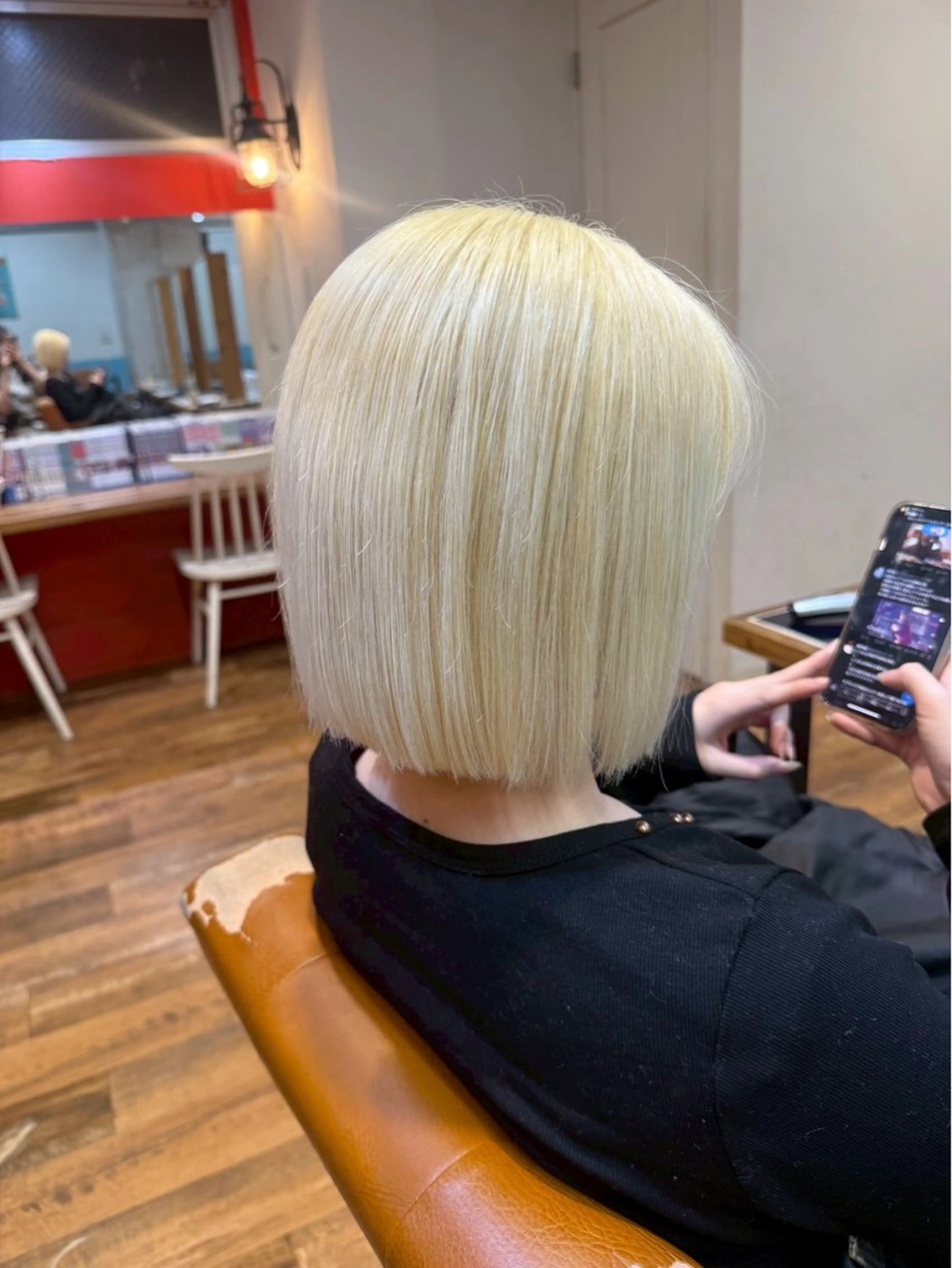 ミディアム ヘアカラー トリートメント レイヤーカット🫧 ／髪質改善✨TOWAのヘアスタイル